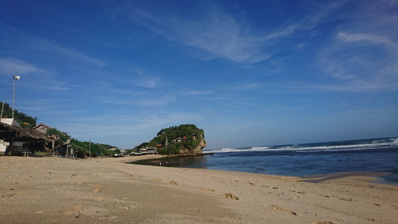 Sony Xperia XZ sample photo. Beach, pantai indriyanti, blue photography