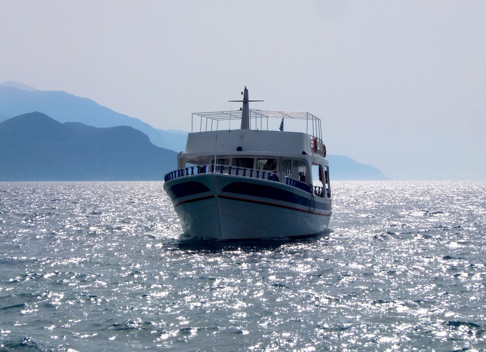 Fujifilm XF1 sample photo. Sea, ship, ferry photography