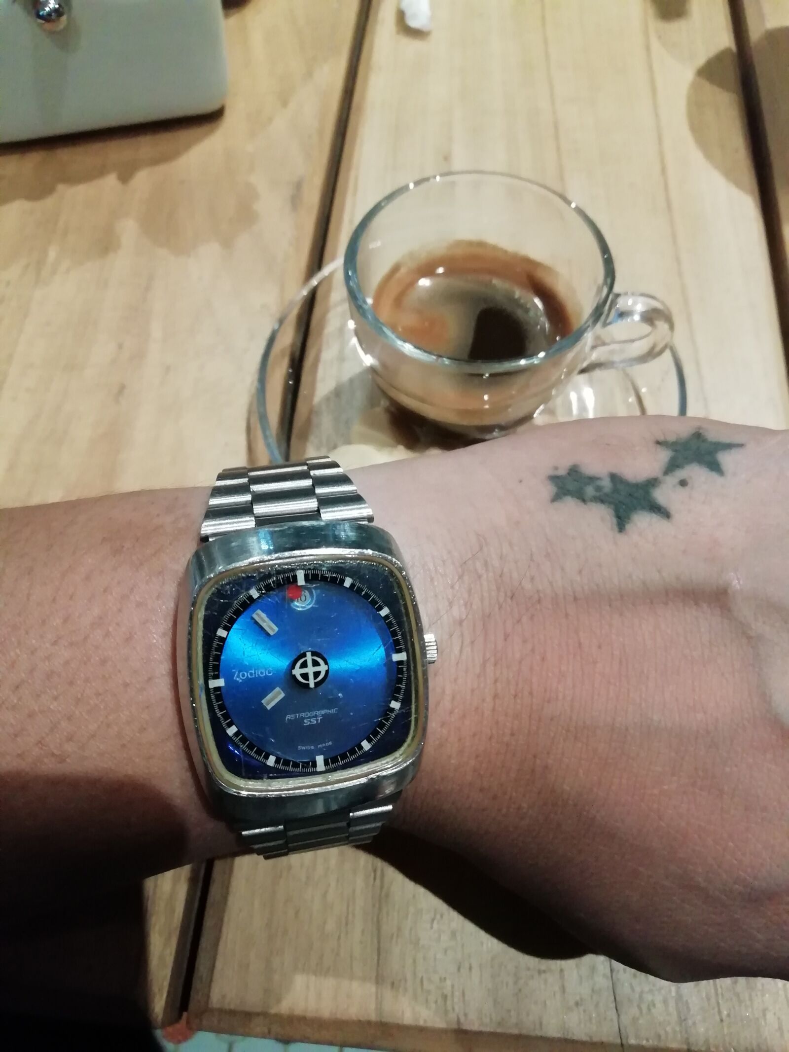 HUAWEI Y9 2018 sample photo. Coffe, expresso, watches photography