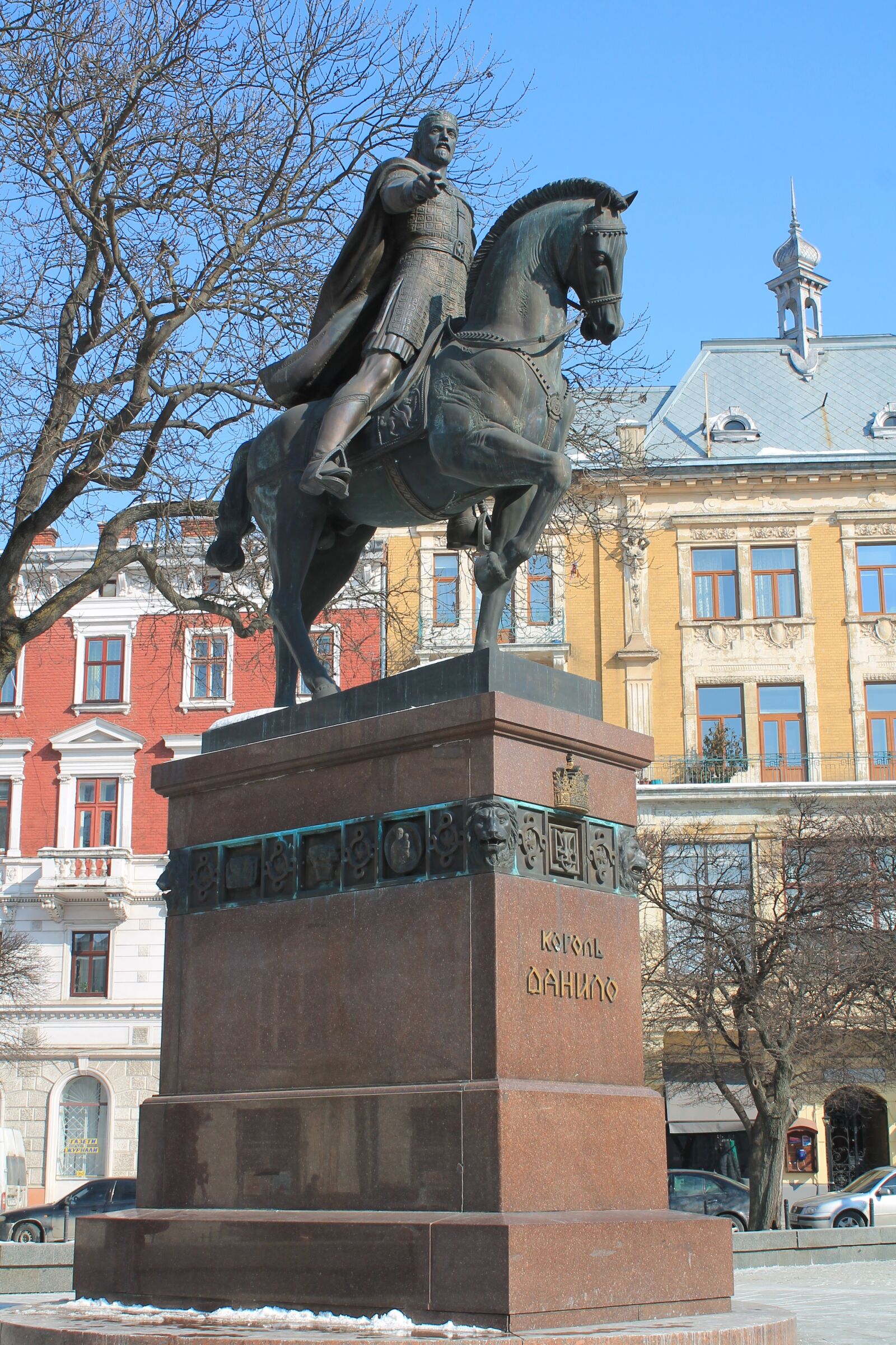 Canon EOS 1100D (EOS Rebel T3 / EOS Kiss X50) sample photo. Monument, king daniel, ukraine photography