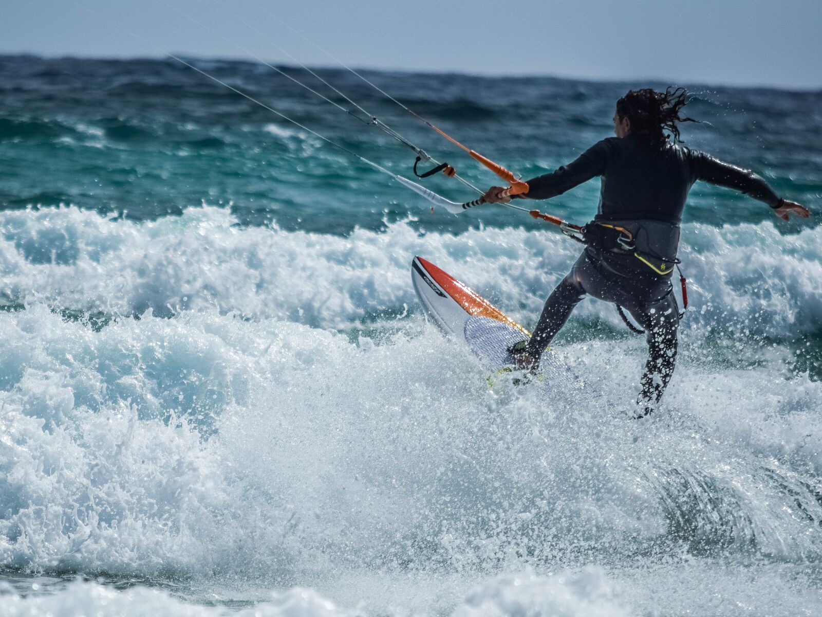 Nikon D3300 sample photo. Kitesurfing, skill, action photography