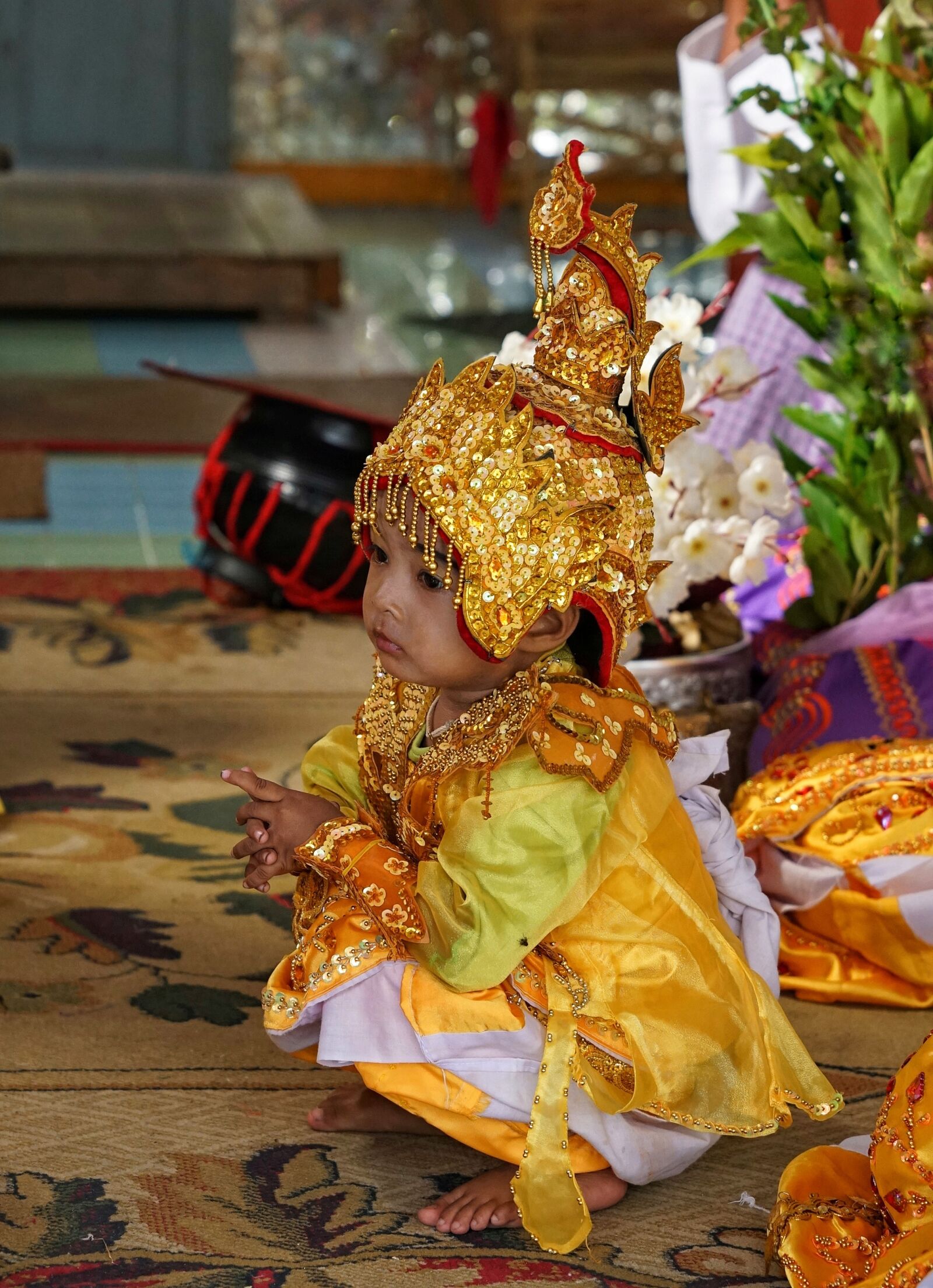 Sony a7R II + Sony FE 24-70mm F2.8 GM sample photo. Children, child, buddhist photography