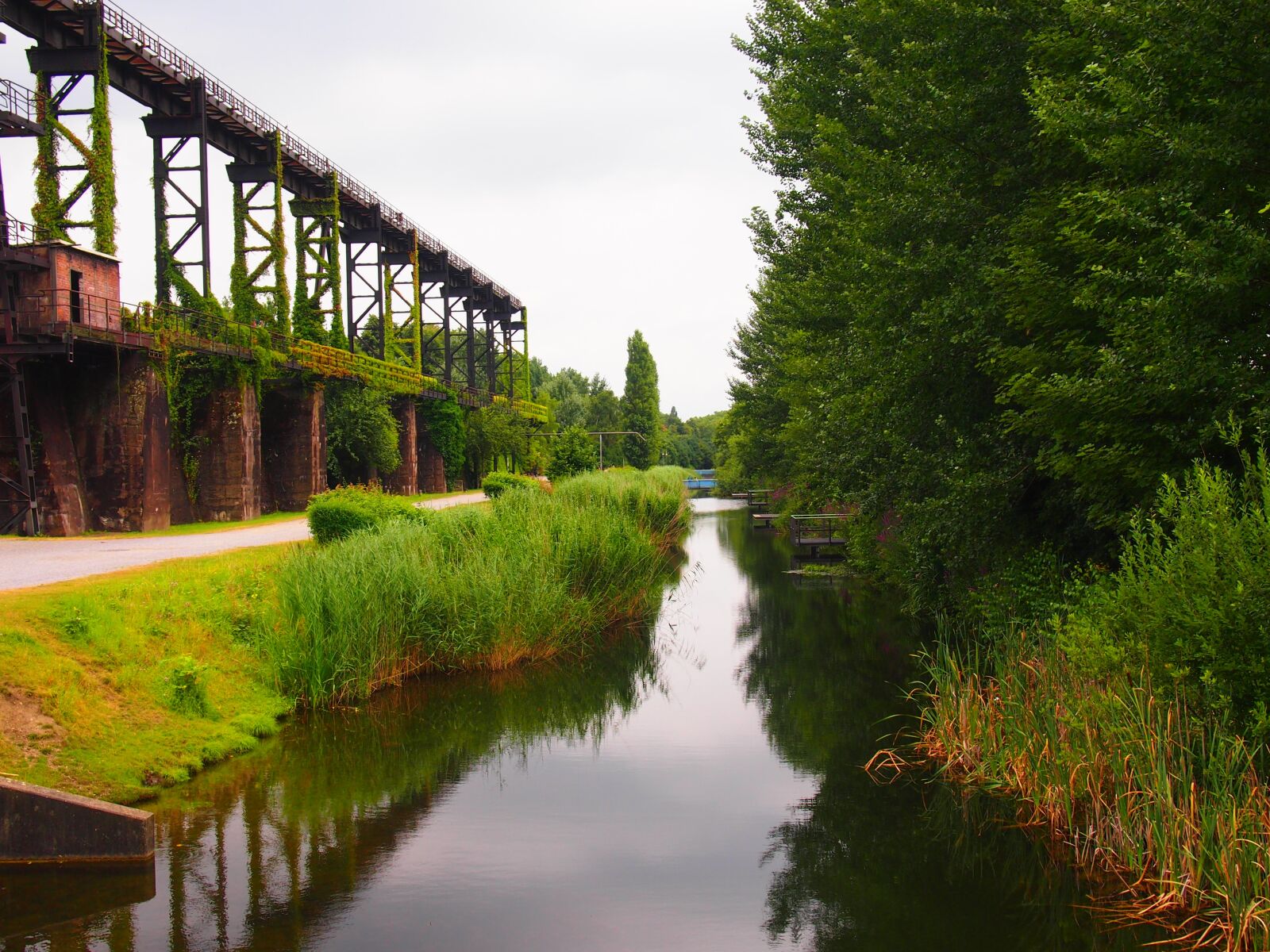 Olympus PEN E-PL3 sample photo. Landscape park, duisburg, industrial photography