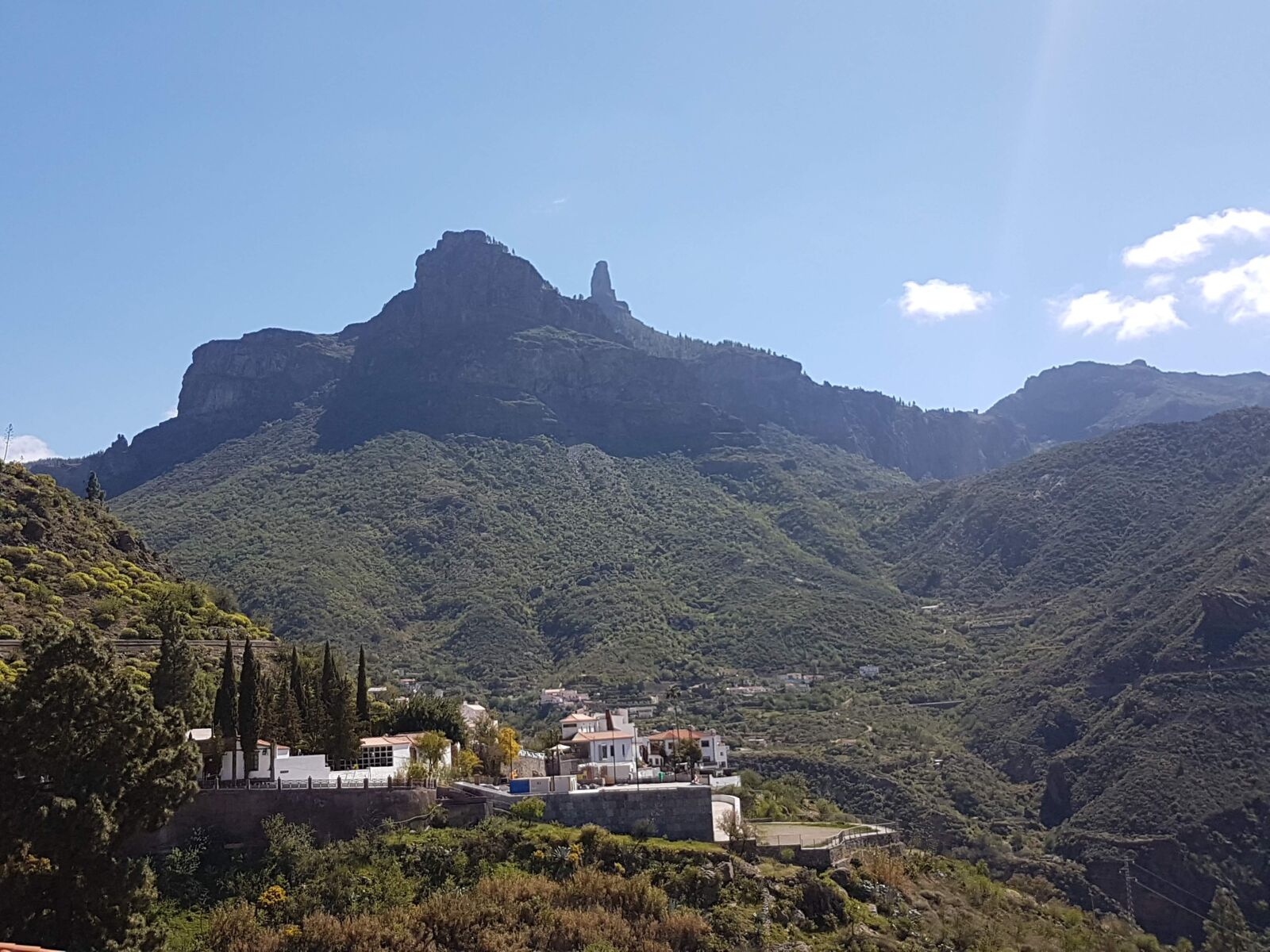 Samsung Galaxy S7 Edge sample photo. Gran canaria, berge, dorf photography
