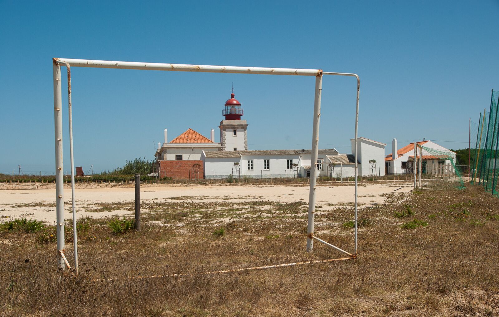 Pentax K10D sample photo. Portugal, football field, sport photography
