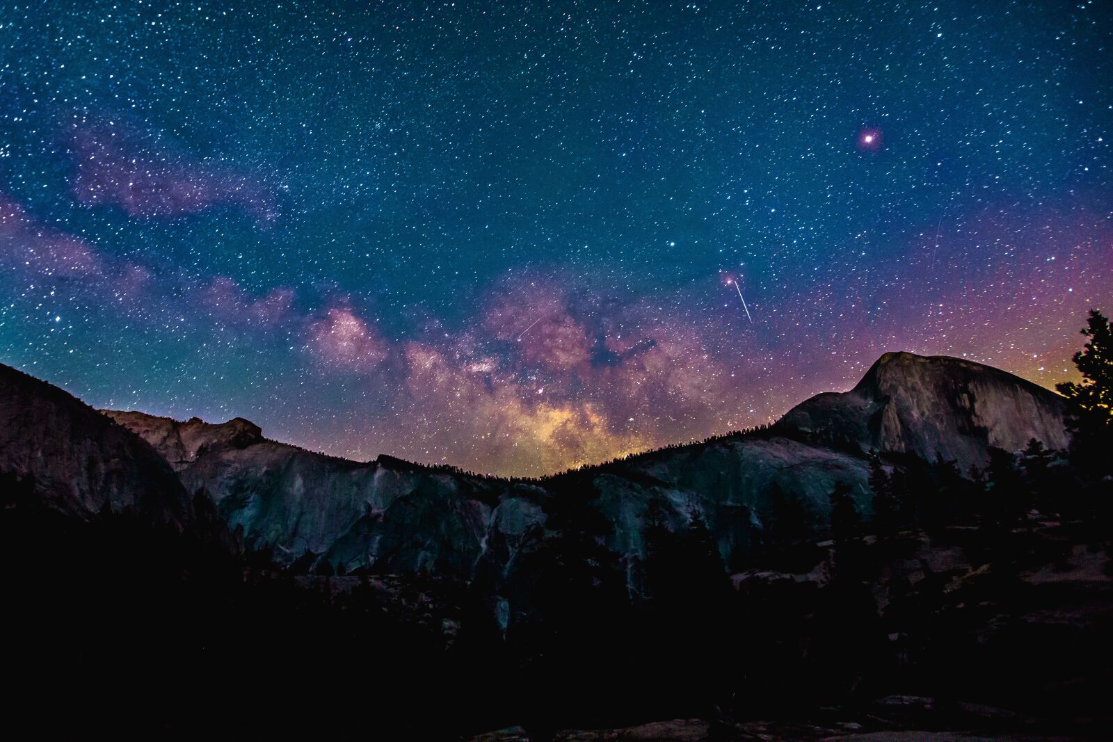 Canon EF 16-35mm F2.8L II USM sample photo. Mountains, universe, night sky photography