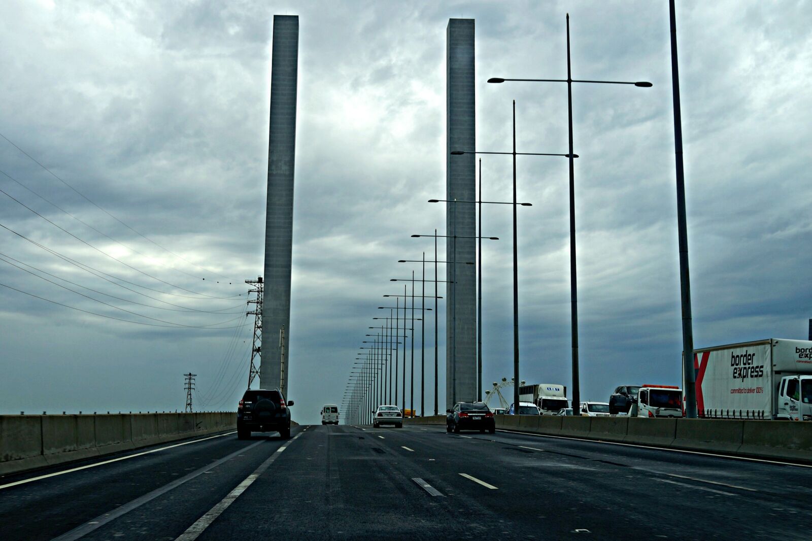 Sony Cyber-shot DSC-RX1R sample photo. Bridge, 2 pillars, highway photography