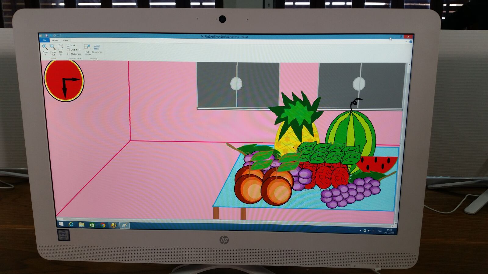Samsung Galaxy S5 sample photo. Paint, fruit, draw photography