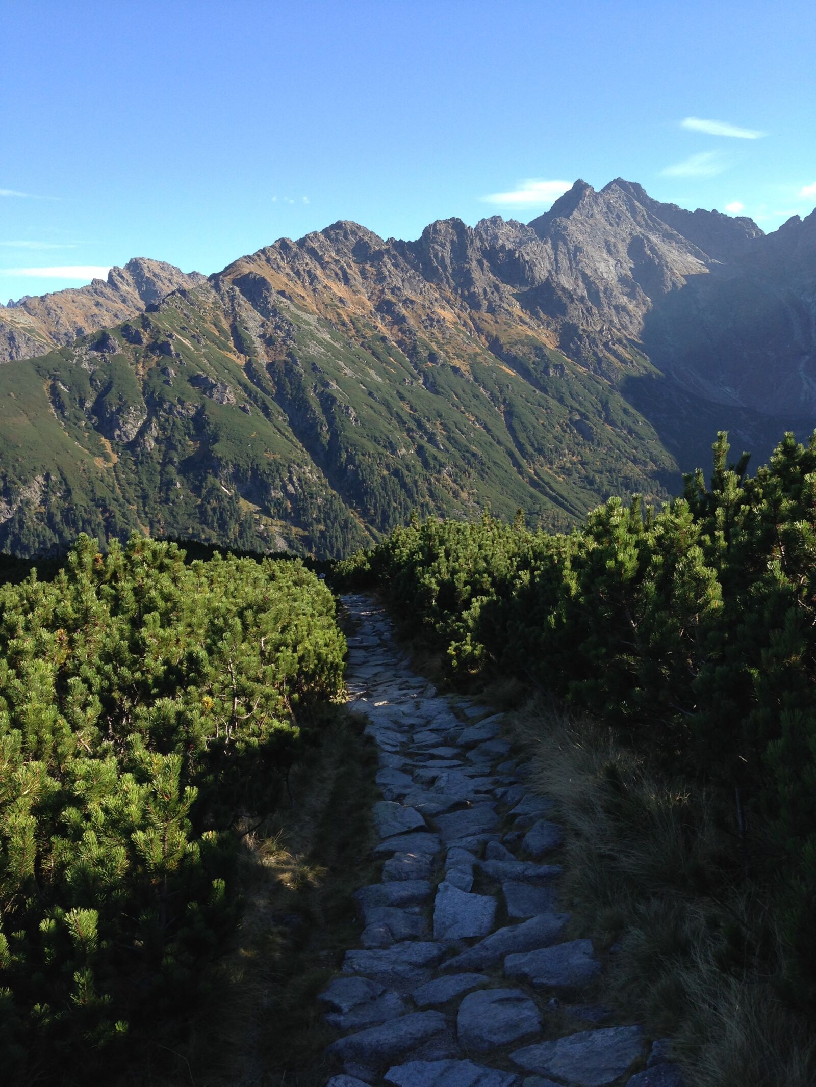 Apple iPhone 5c sample photo. Tatry, mountains, trail photography