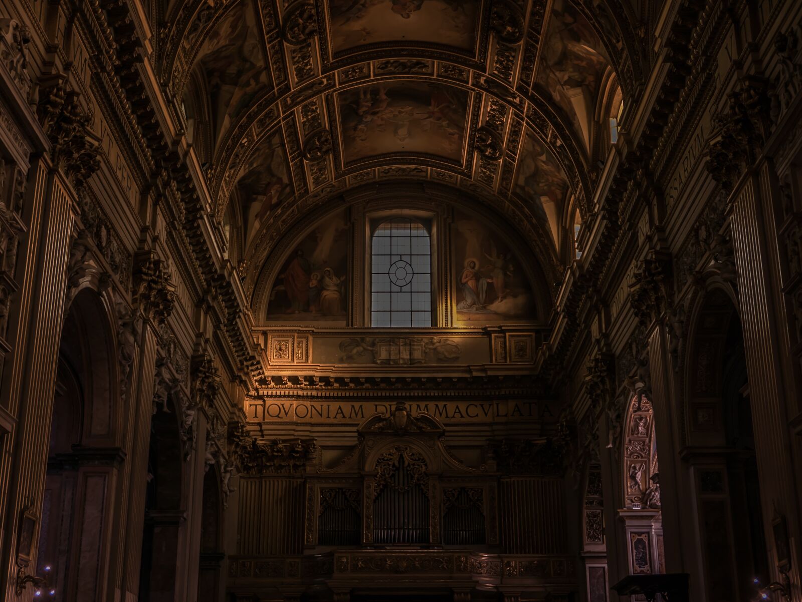 Panasonic Lumix DMC-LX100 sample photo. Roma, ceiling, architecture photography