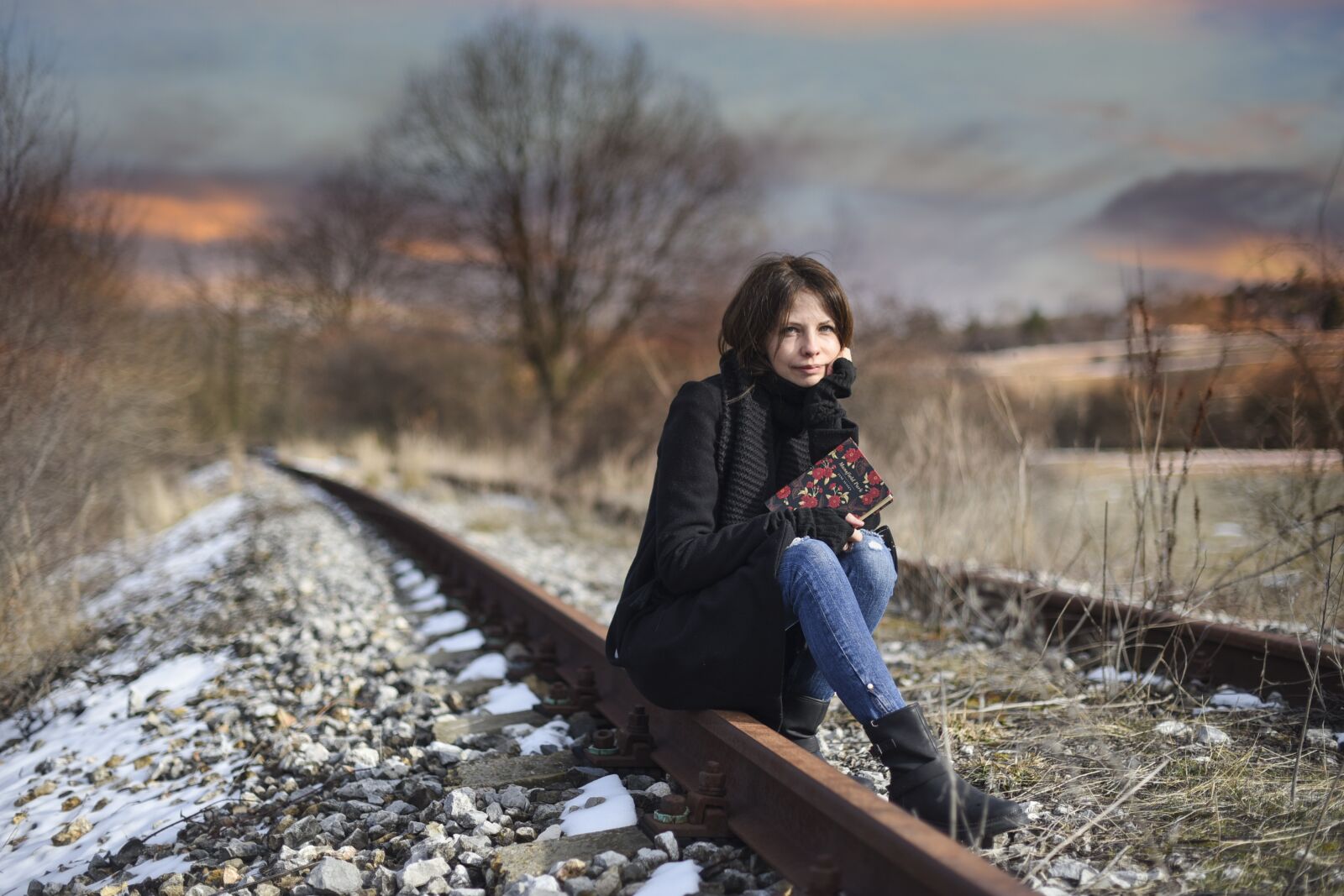 Nikon D750 sample photo. Rails, portrait, girl photography