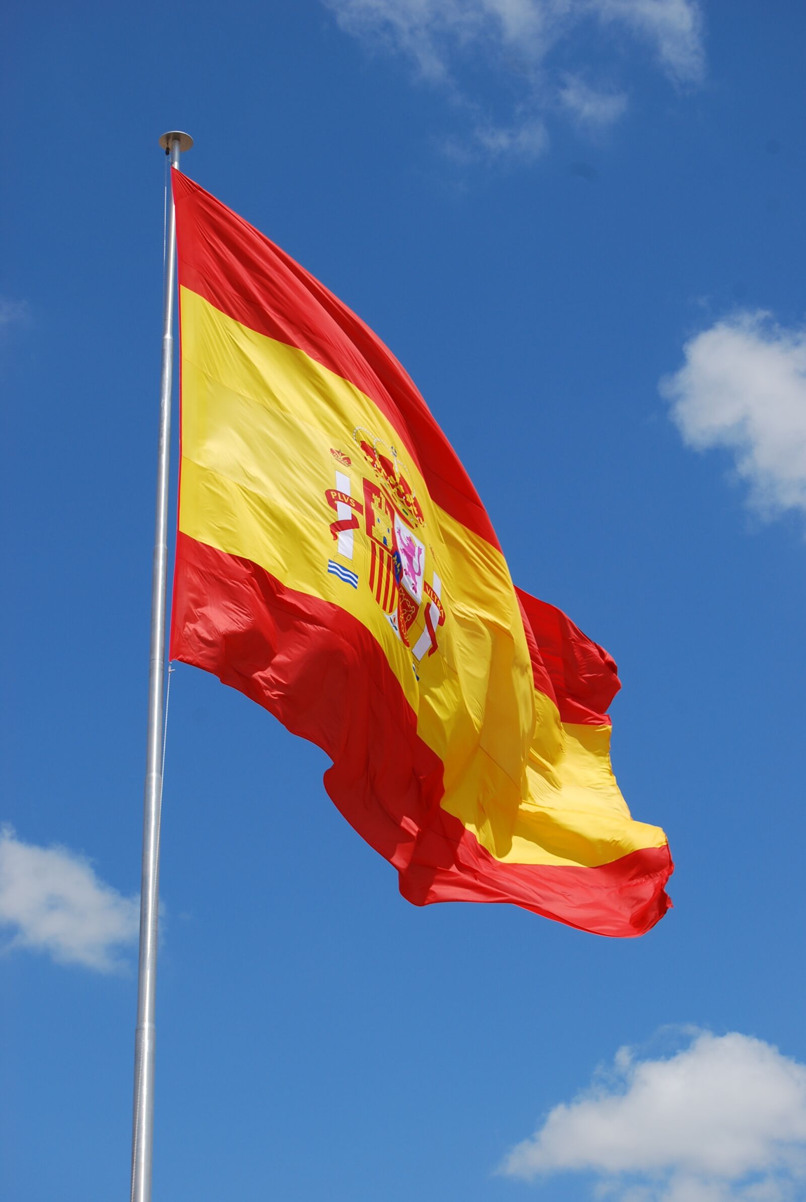 Nikon D40X sample photo. Spain, spanish, flag photography