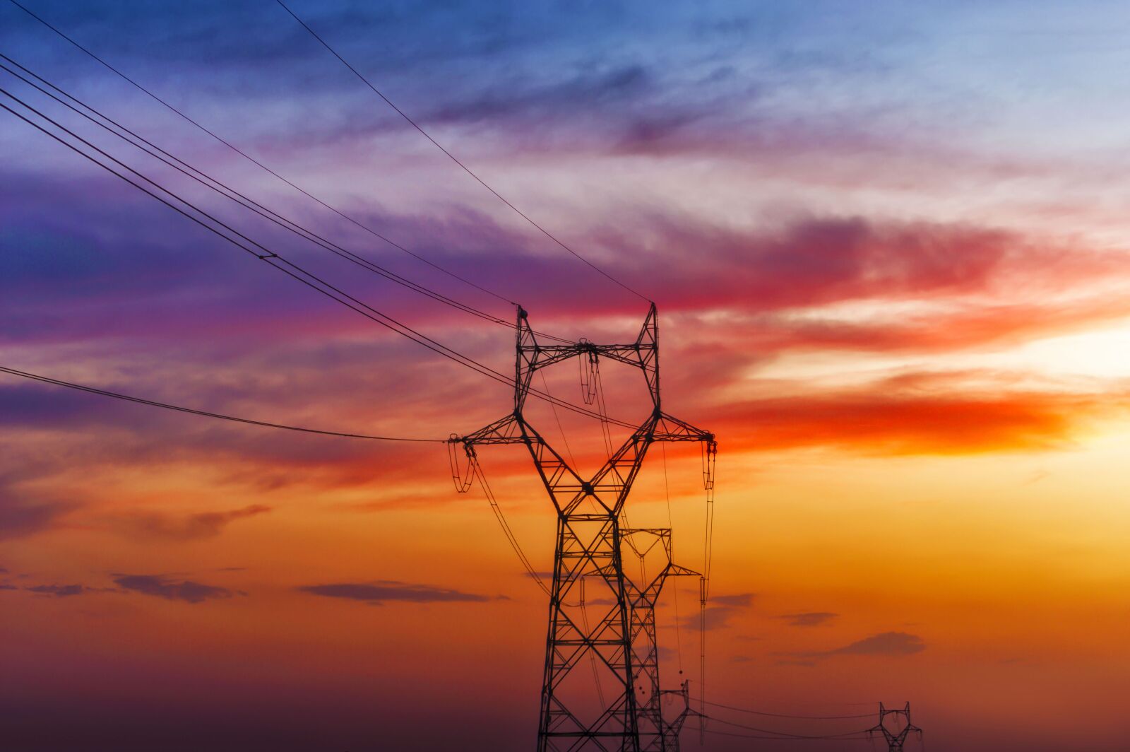 Nikon D3200 sample photo. High-tension towers, electricity towers photography