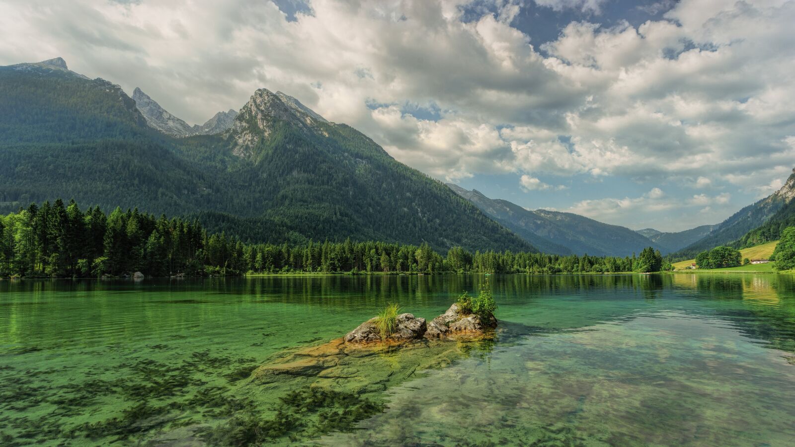 Sony a7 sample photo. Hintersee, bergsee, mountains photography