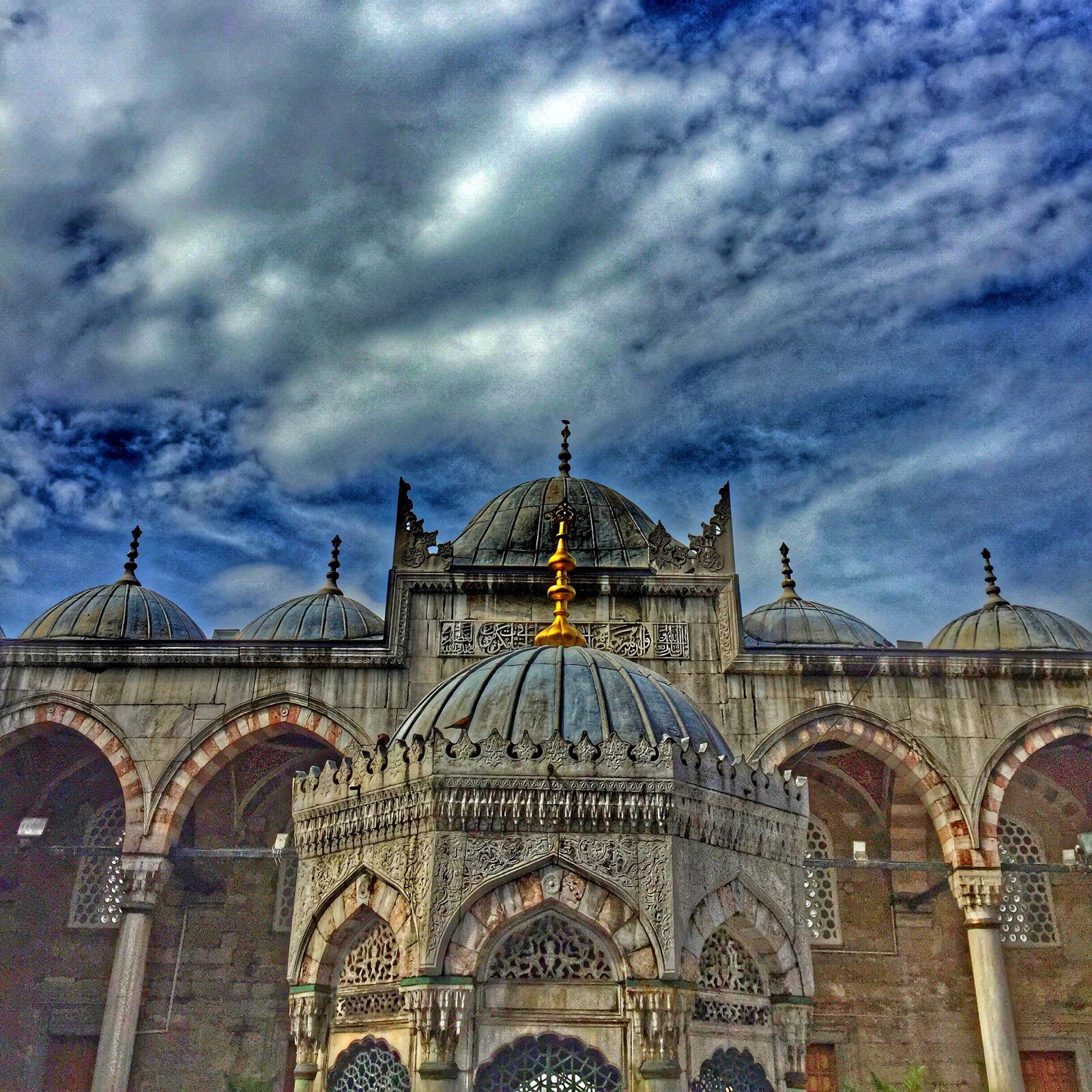 iPhone 6 back camera 4.15mm f/2.2 sample photo. Mosque, yenicami photography