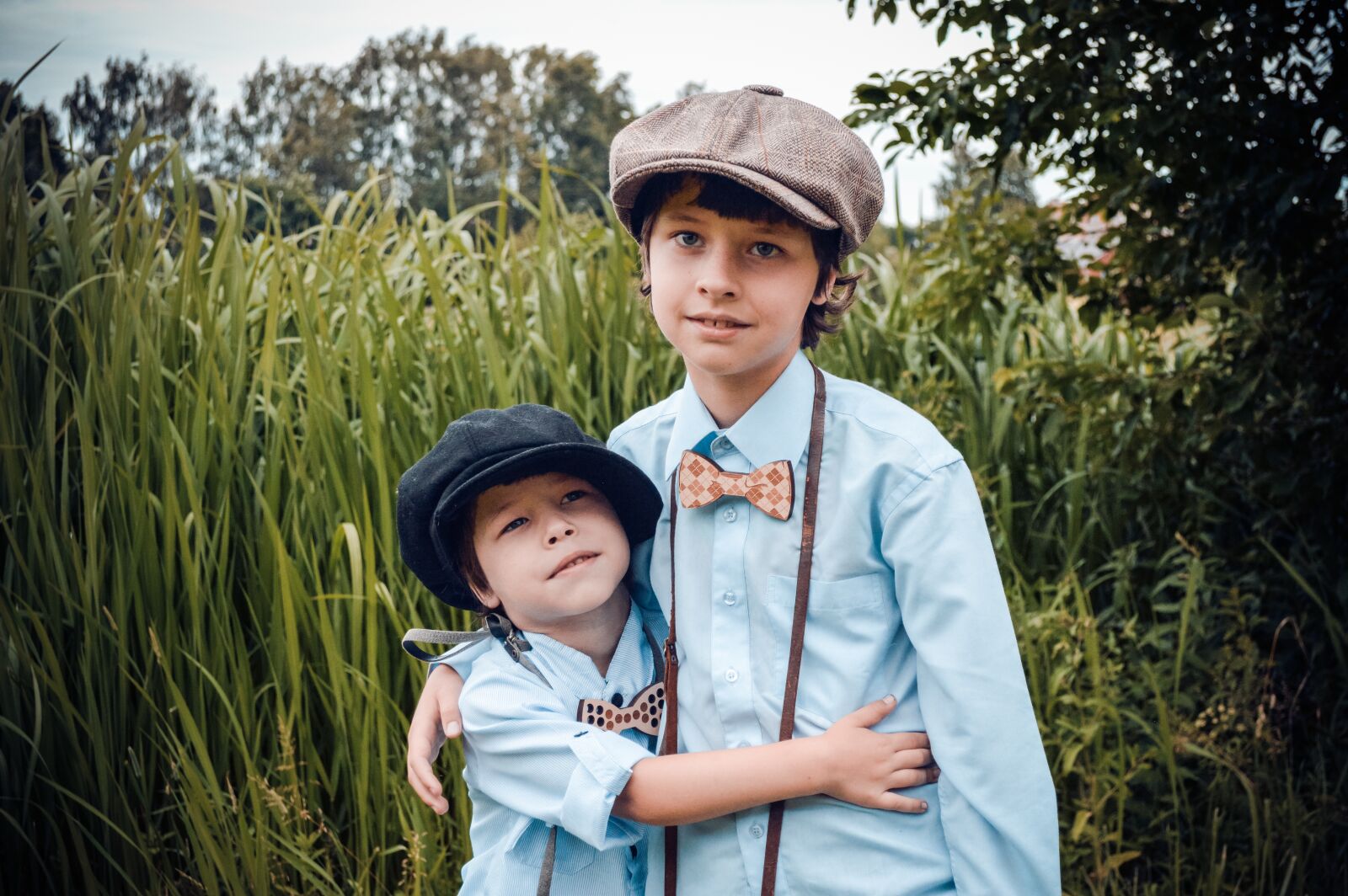 Nikon D3200 sample photo. Boys, kids, retro photography
