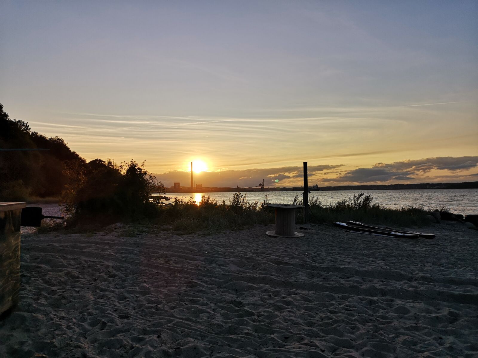 HUAWEI CLT-L29 sample photo. Beach, sunset, sun photography