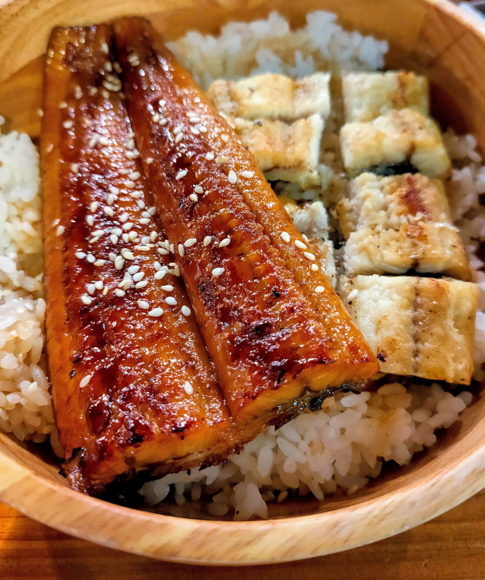 OPPO RENO2 sample photo. Eel, eel rice, japan photography