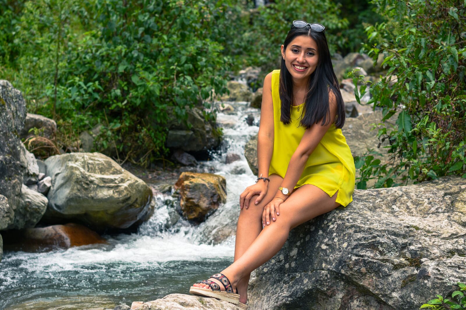 Nikon D7200 sample photo. Girl, river, model photography