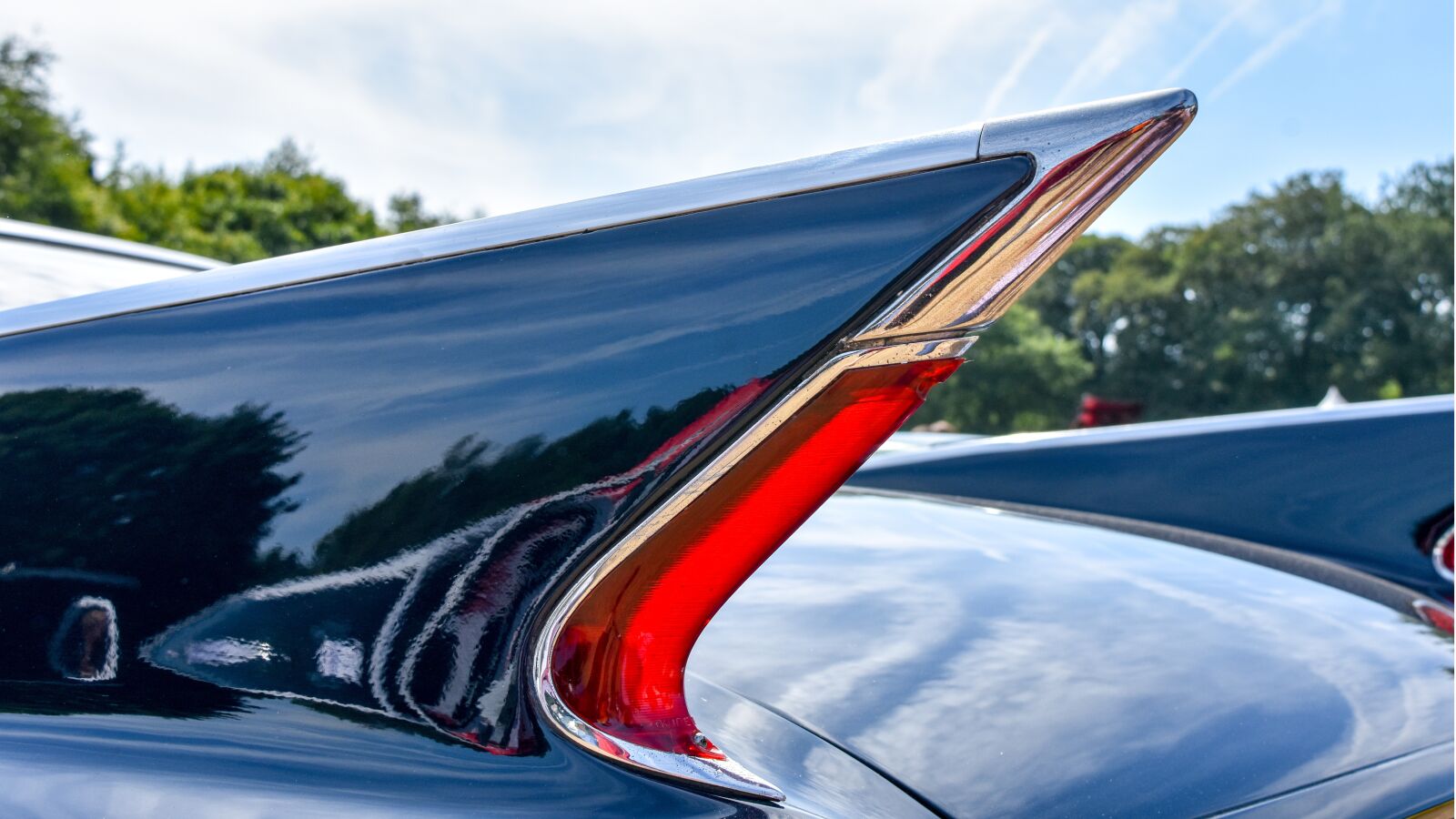 Nikon D7200 sample photo. Tail fin, cadillac, car photography