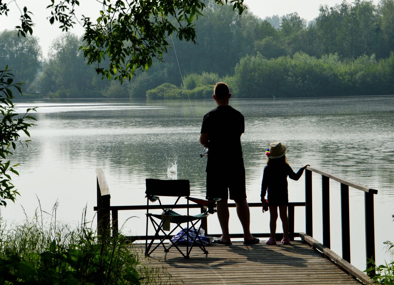 Nikon D3200 sample photo. Fishing, pond, fishing equipment photography