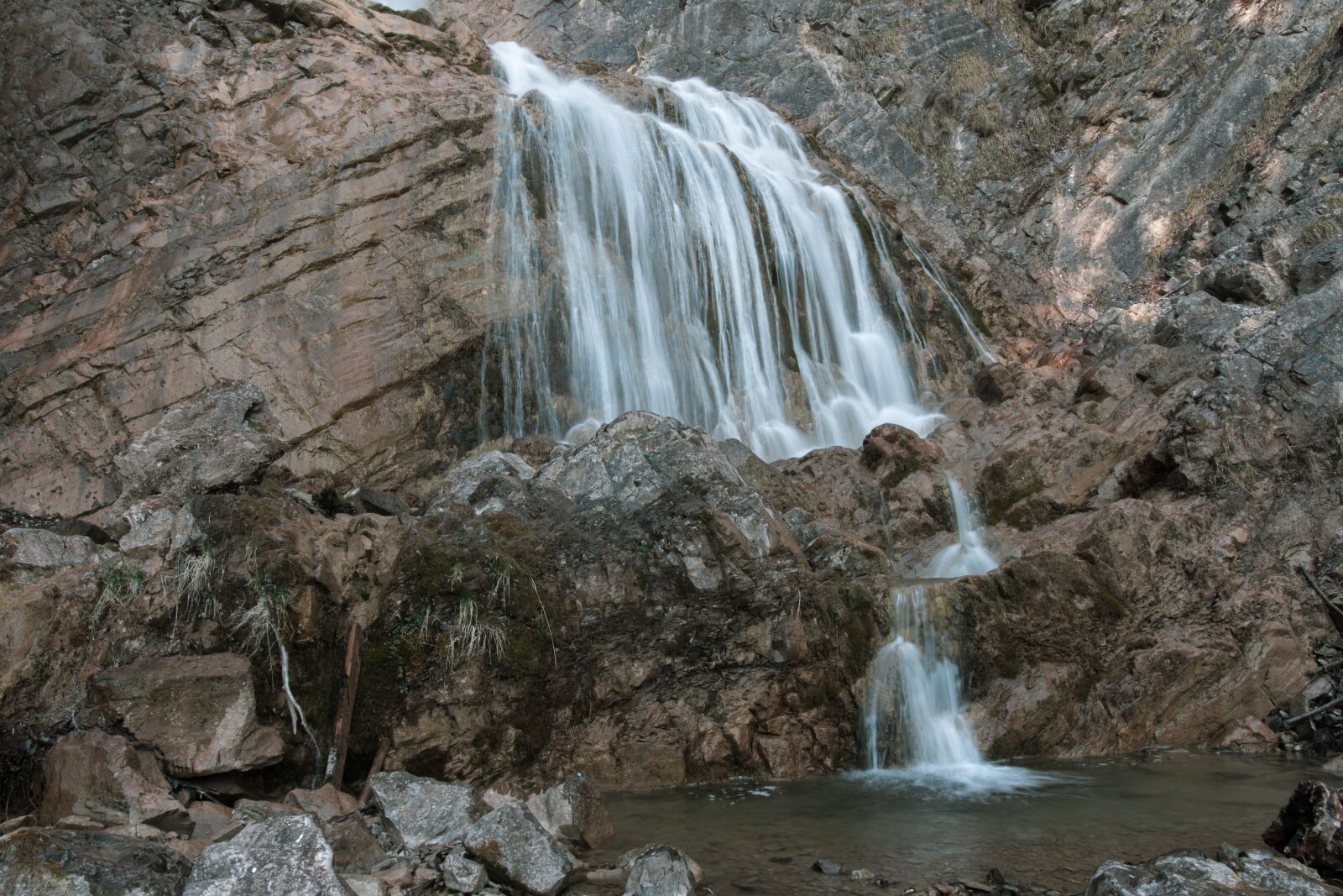 Nikon D7200 sample photo. Water, waterfall, stone photography