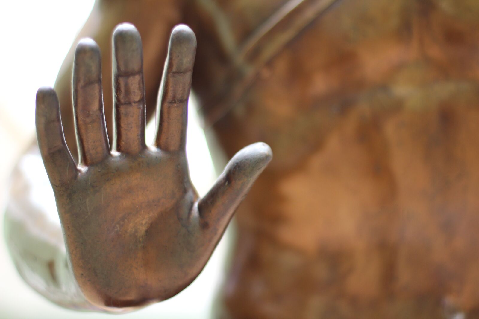 Canon EOS 600D (Rebel EOS T3i / EOS Kiss X5) + Canon EF 50mm F1.4 USM sample photo. Hand, sculpture, palm photography