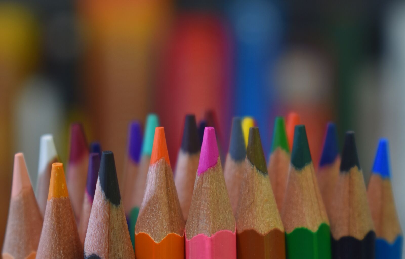 Nikon D3400 sample photo. Colored pencil, pencil, colorful photography