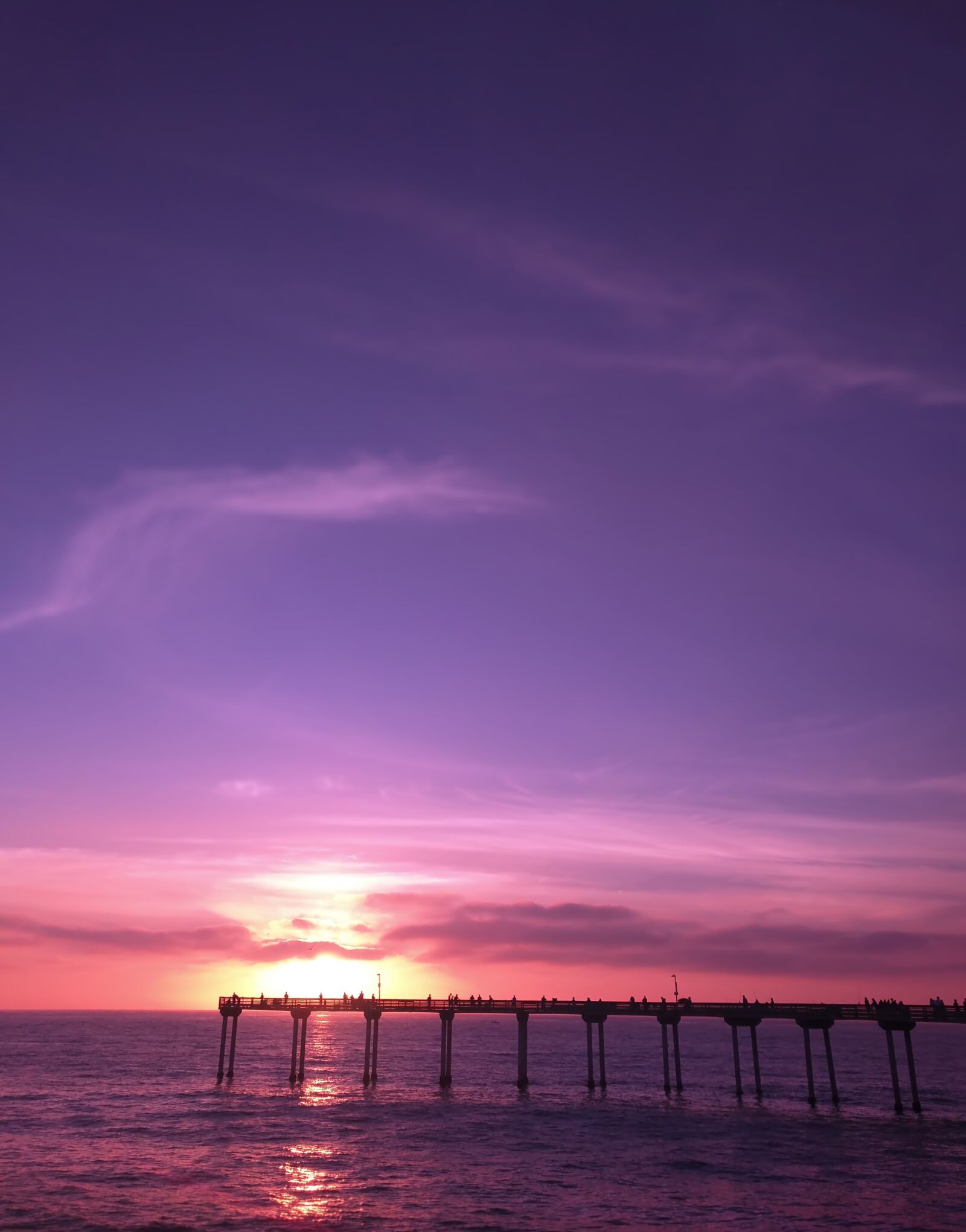 Motorola Nexus 6 sample photo. Pier, sunset, sky photography