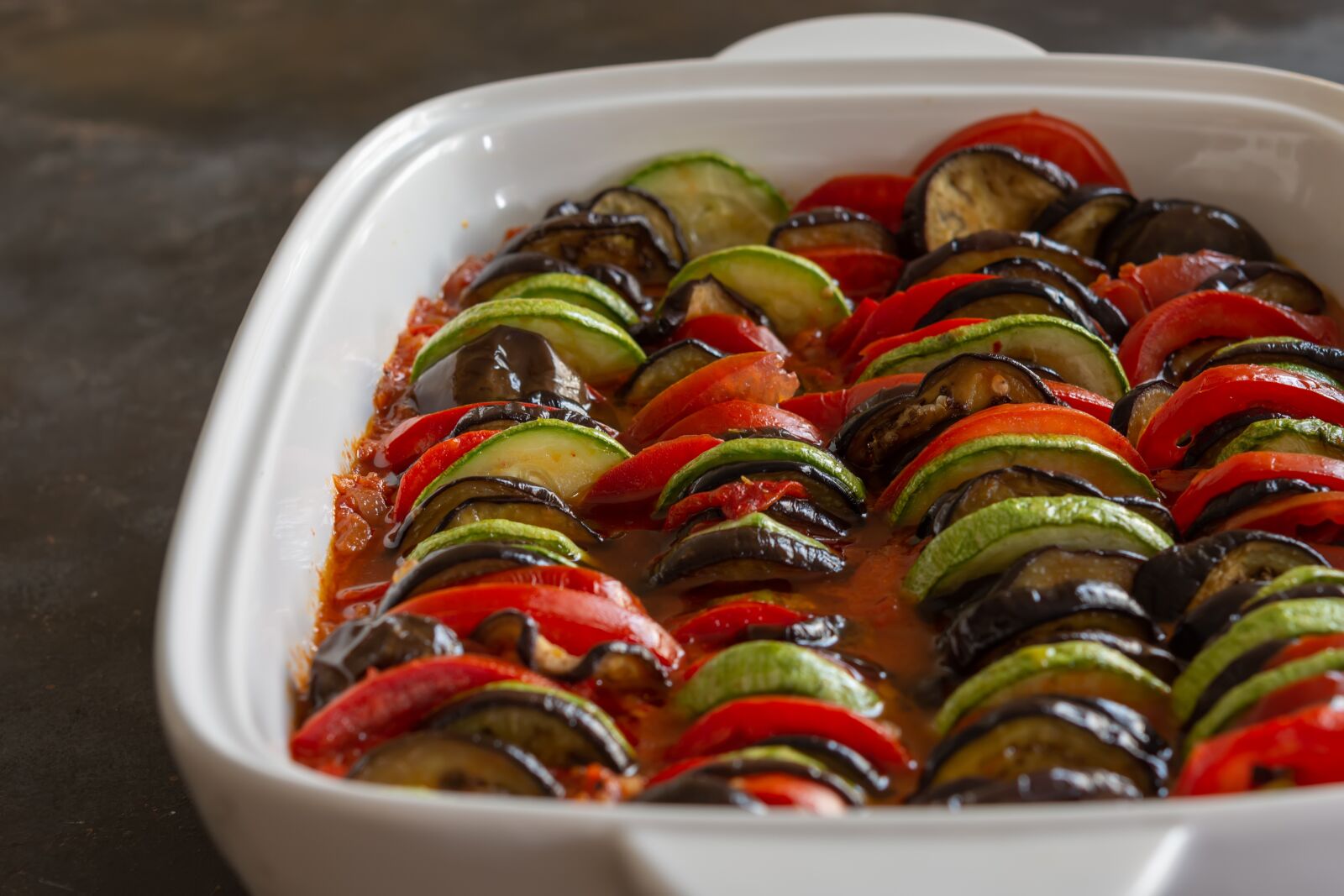 Nikon D7200 sample photo. Ratatouille, casserole, dish photography