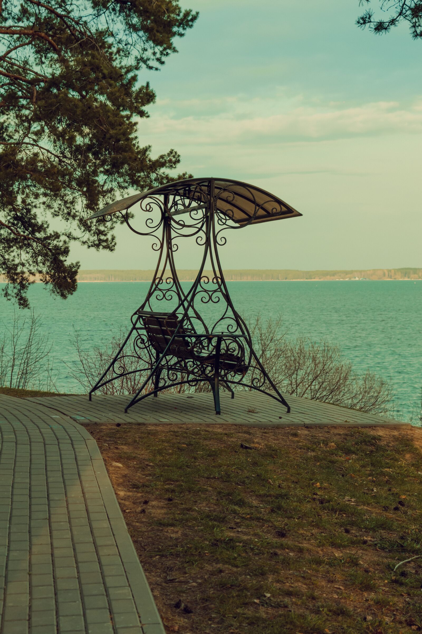 Nikon D3200 sample photo. Swing, breakage, sky photography