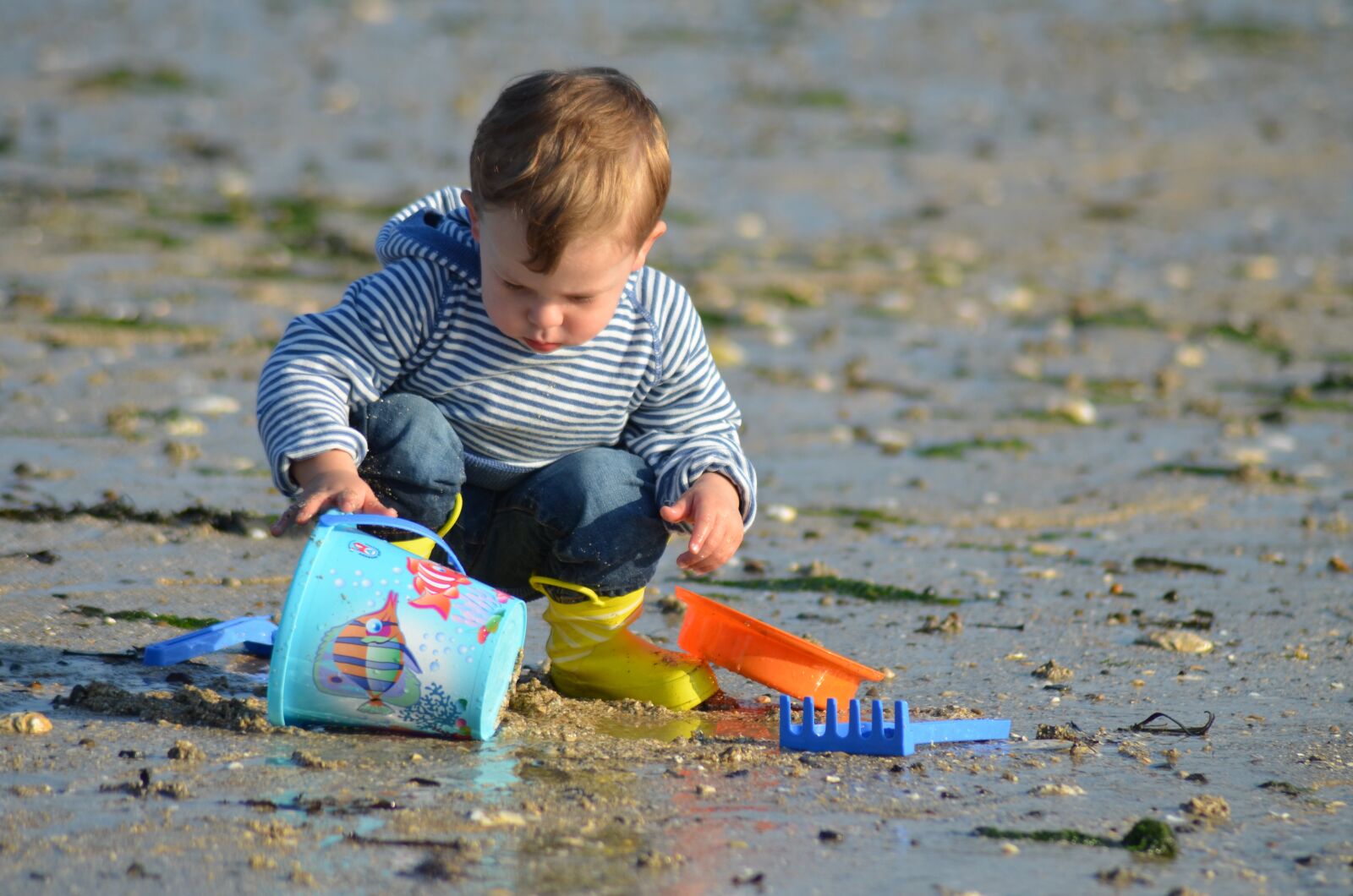 Nikon D5100 sample photo. Child, beach, marin photography