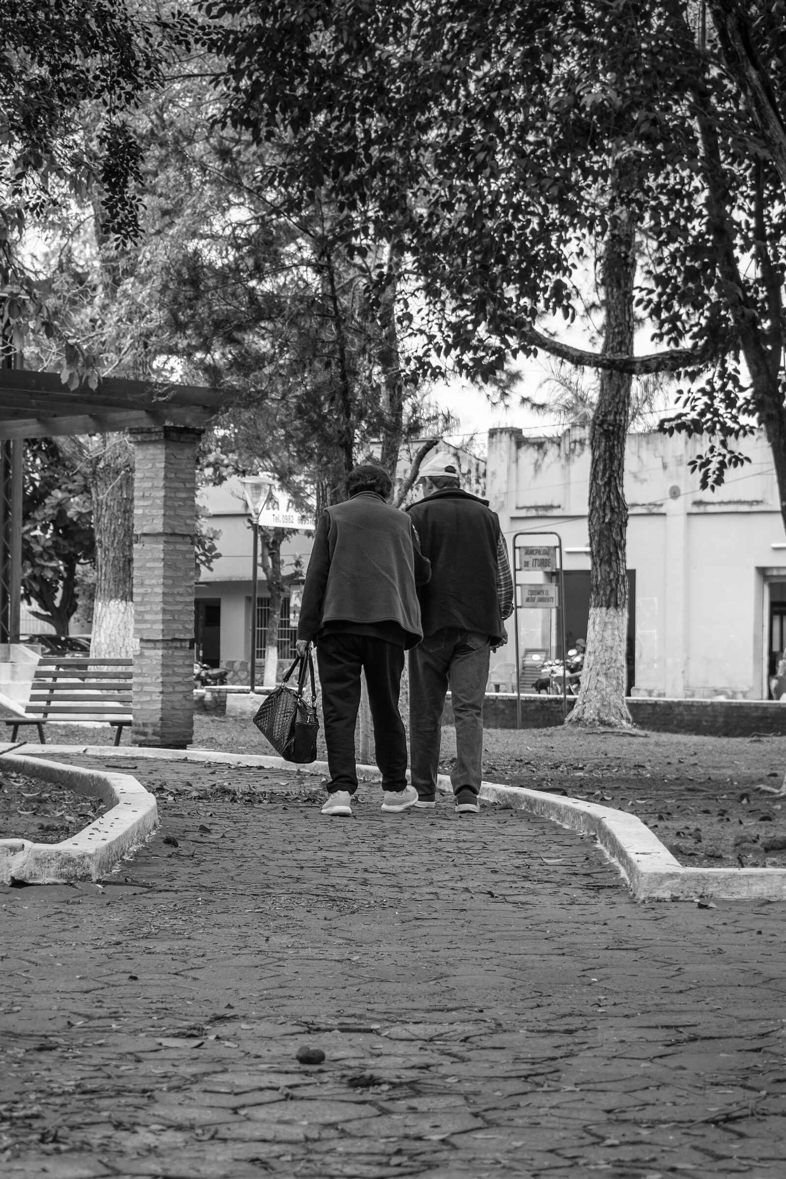 Nikon D5600 sample photo. Grandparents, elderly, walking photography