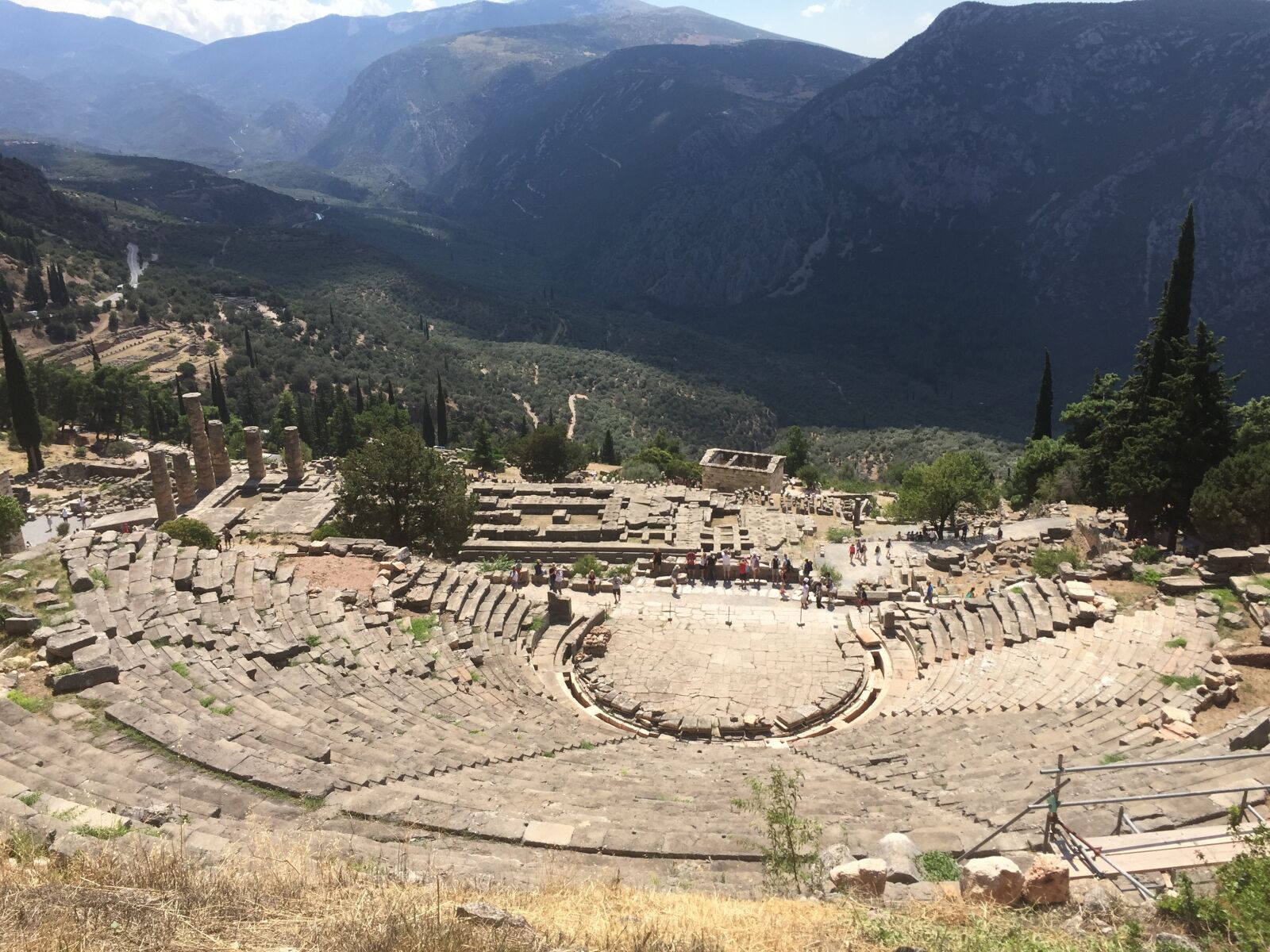 iPhone 6 back camera 4.15mm f/2.2 sample photo. Delphi, greece, theatre photography