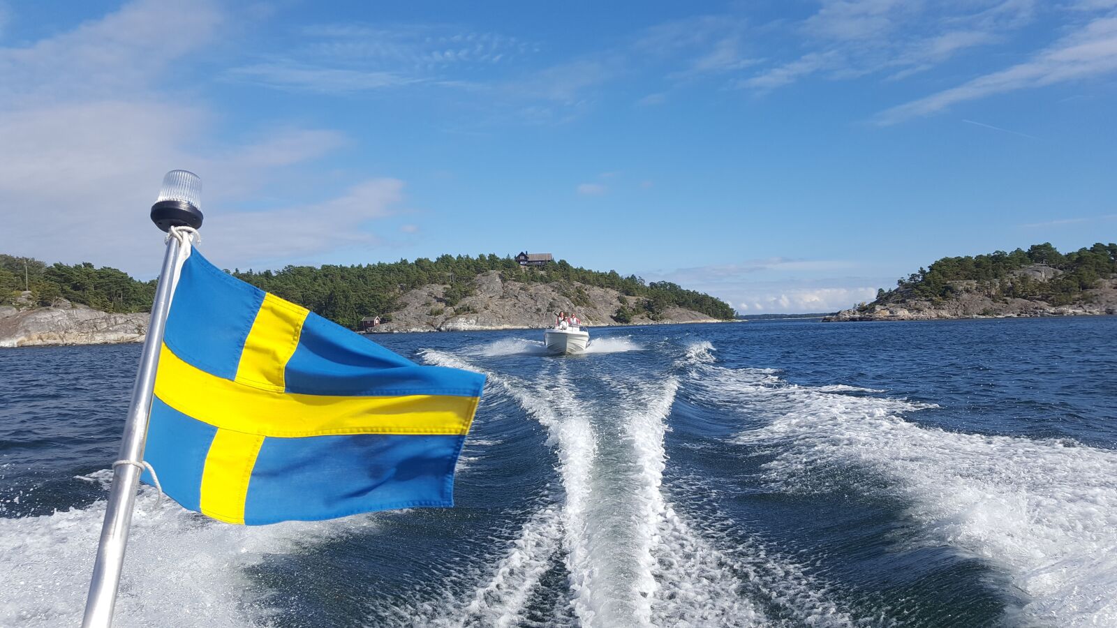 Samsung Galaxy S6 sample photo. Boat, archipelago, sea photography
