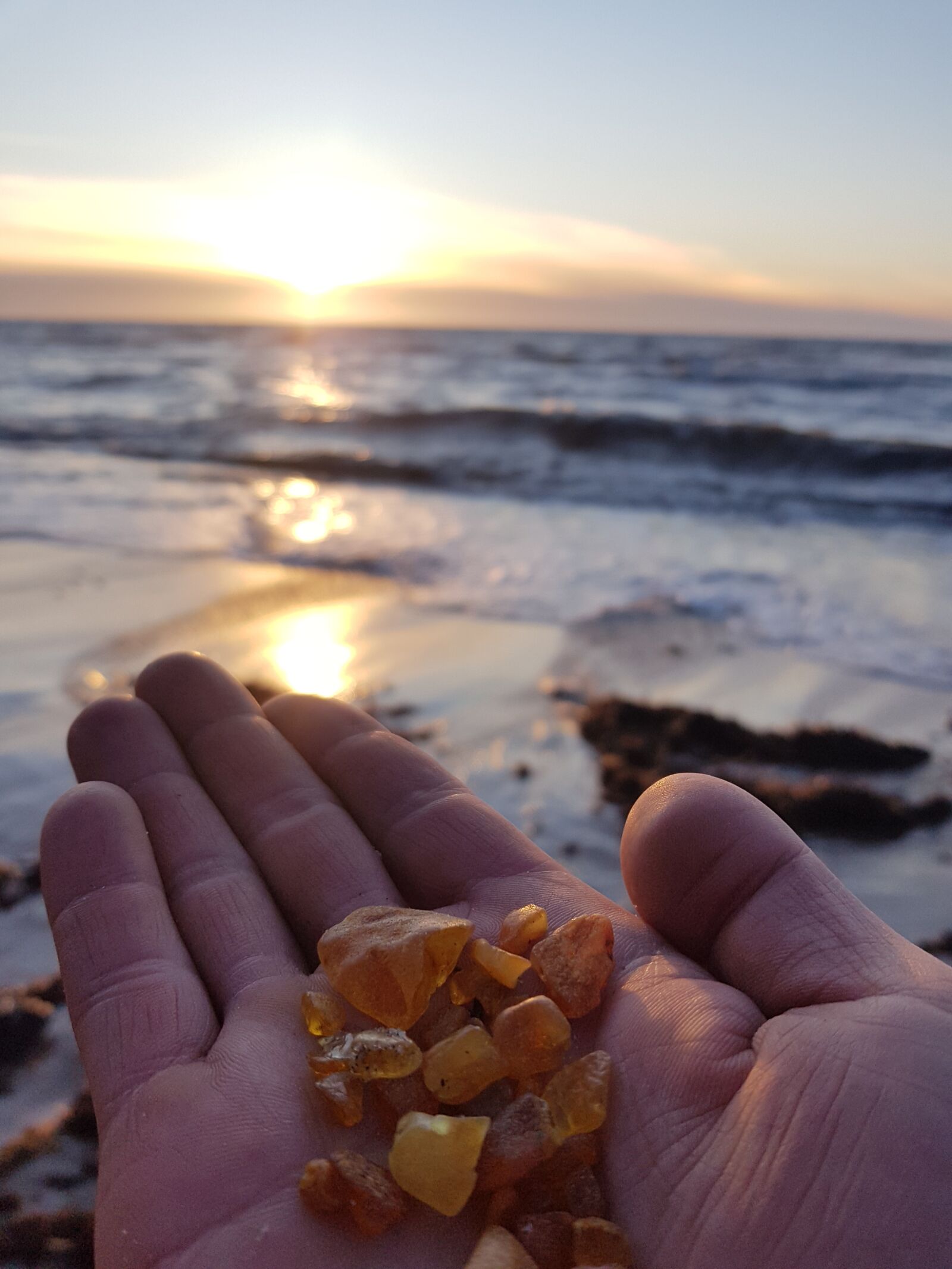 Samsung Galaxy S7 sample photo. Amber, sea, sunset photography