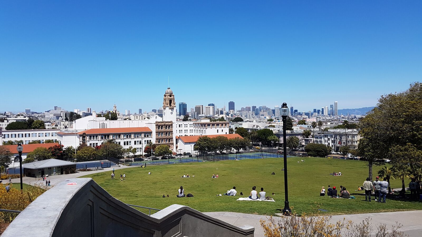 Samsung Galaxy S7 sample photo. San fransisco, skyline, park photography
