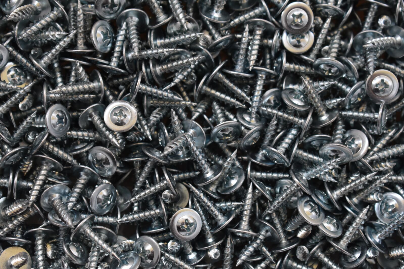 Nikon D3400 sample photo. Screws, cross, metal photography