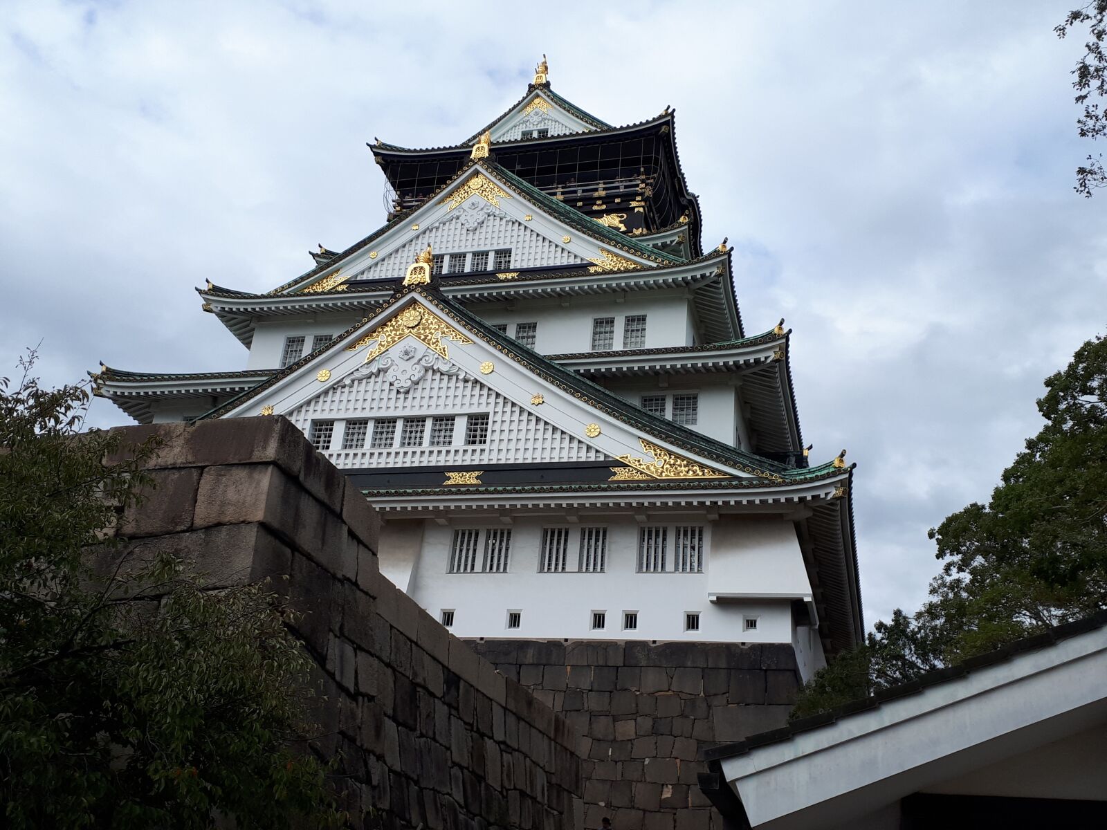 Samsung Galaxy A5(2017) sample photo. Japan, osaka, castle photography