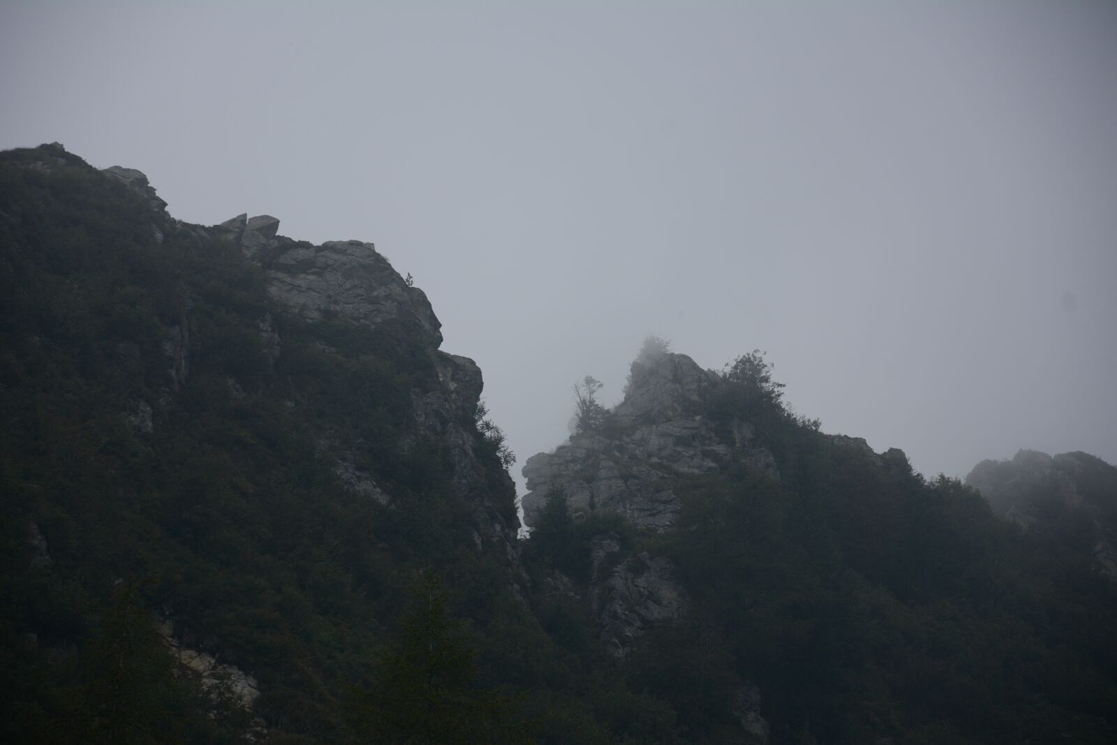 Nikon D7100 sample photo. Mountains, fog, nature photography