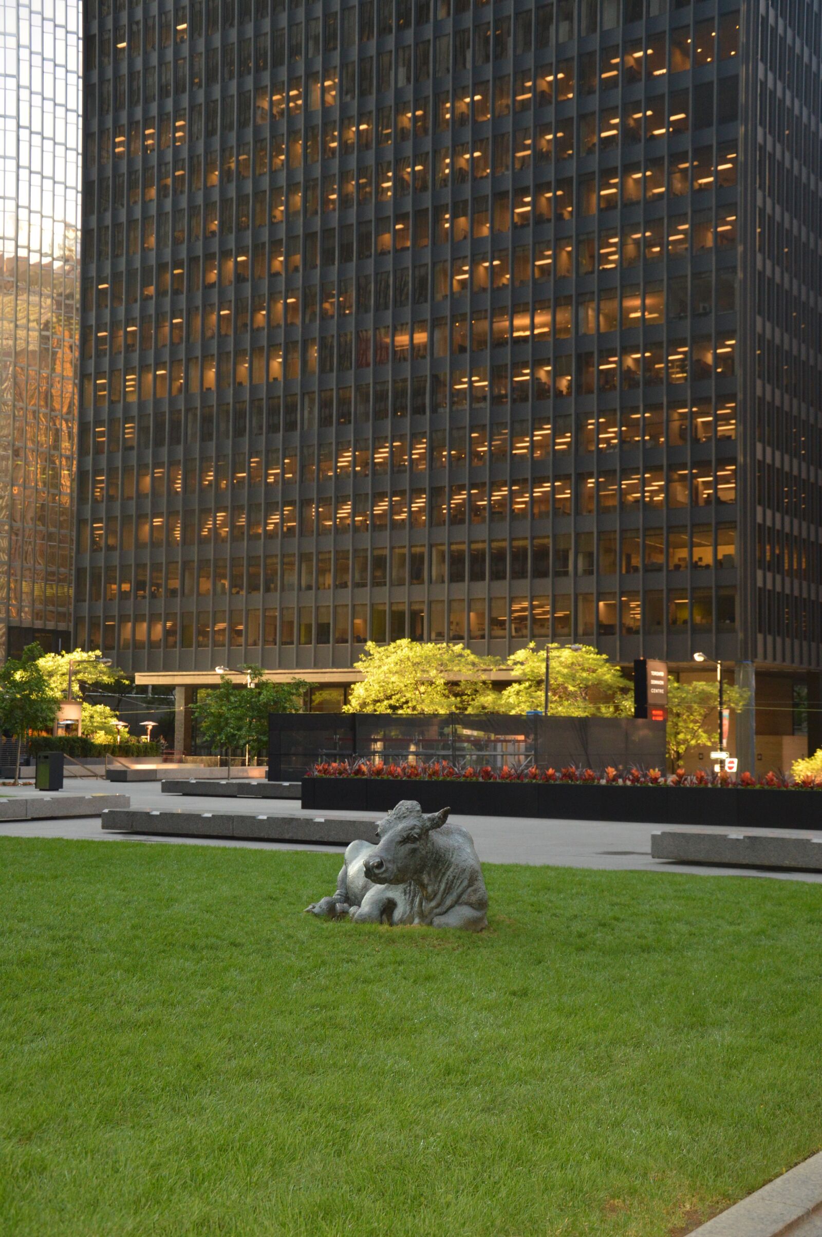 Nikon D3200 sample photo. Bull, office, building, offices photography