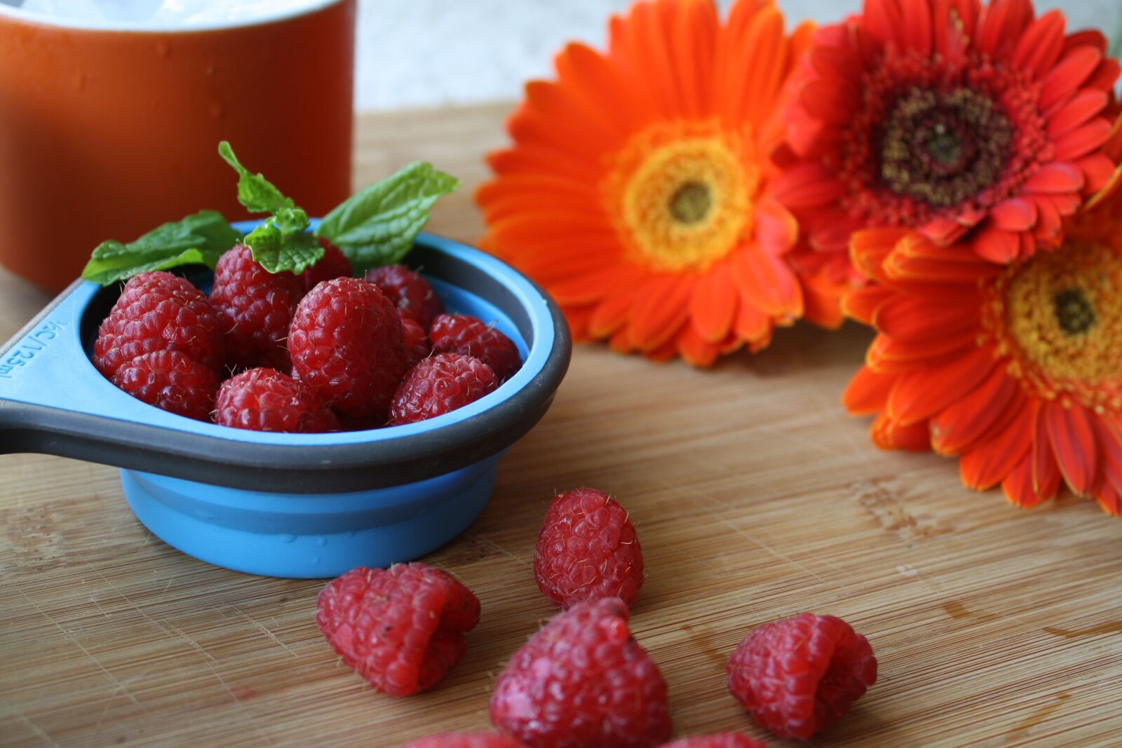 Canon EOS 1000D (EOS Digital Rebel XS / EOS Kiss F) sample photo. Smoothie, raspberry, healthy photography