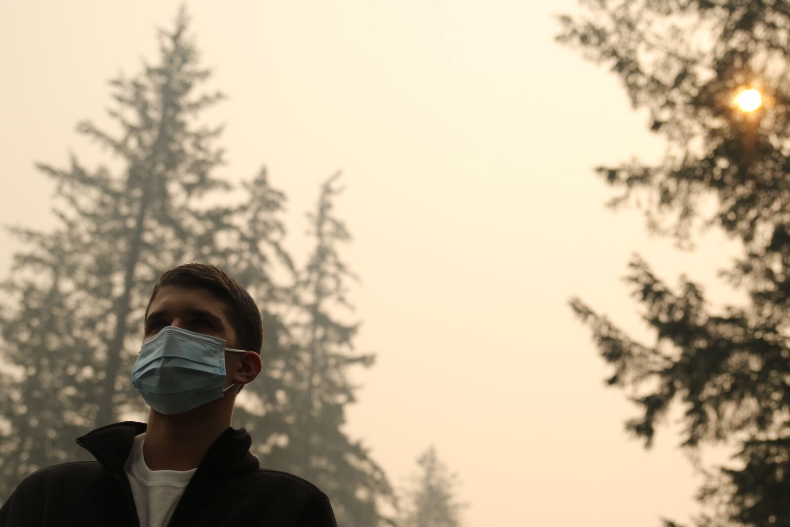 Canon EOS 7D Mark II sample photo. Fire, smoke, haze photography