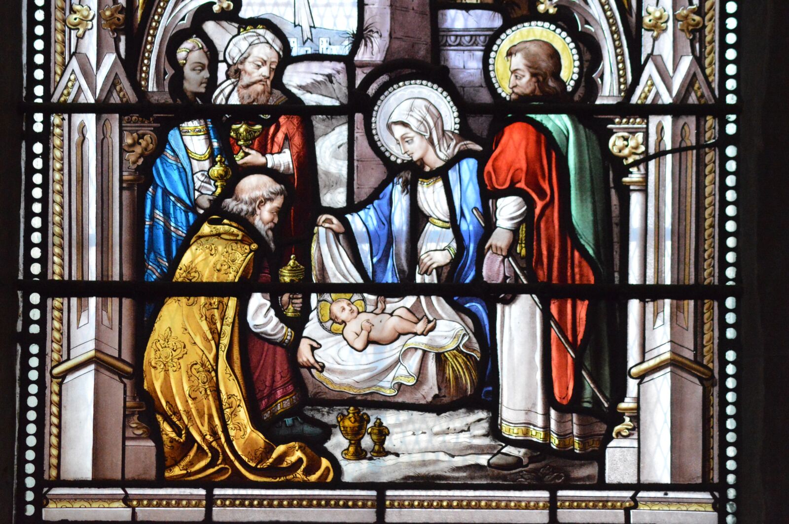 Nikon D3200 sample photo. Stained glass, people, magi photography