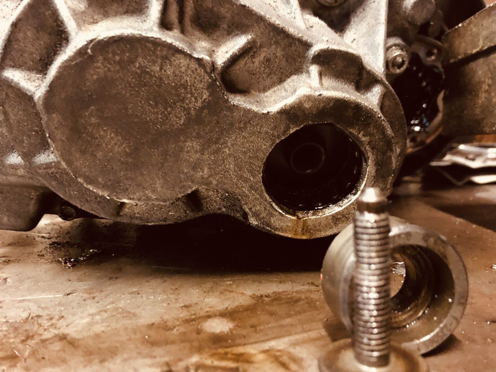Apple iPhone 8 sample photo. Engine, gearbox, automobile photography