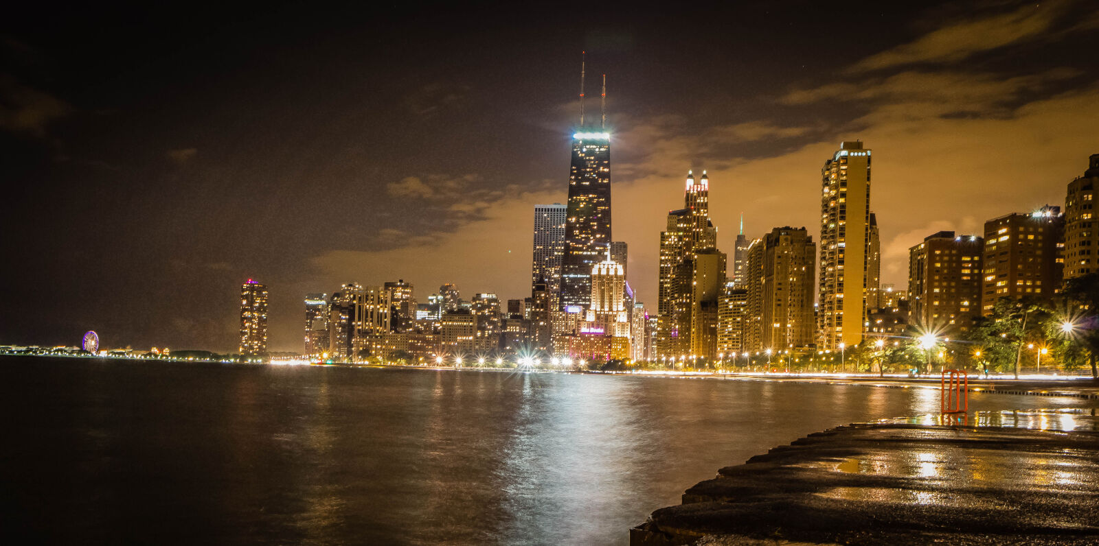 Canon EF-S 17-55mm F2.8 IS USM sample photo. Chicago, city, city, lights photography