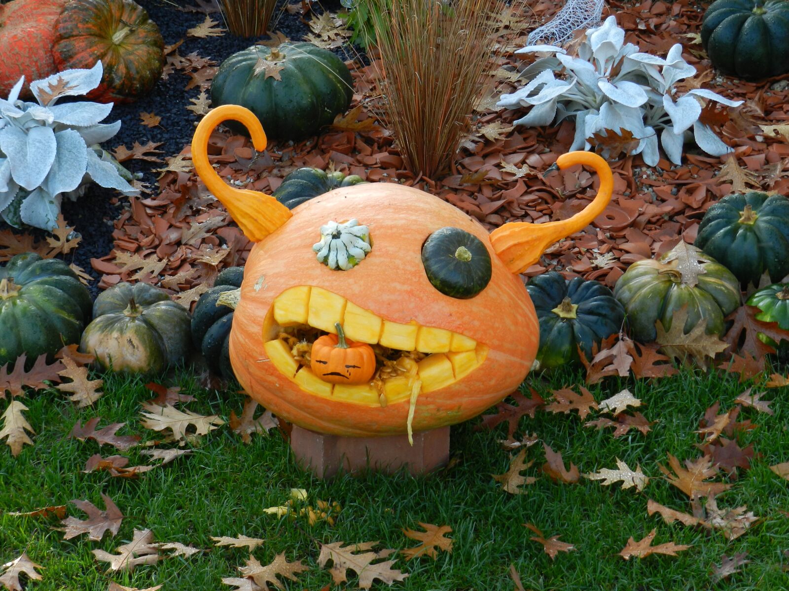 Nikon Coolpix P500 sample photo. Pumpkin, halloween, decorative photography