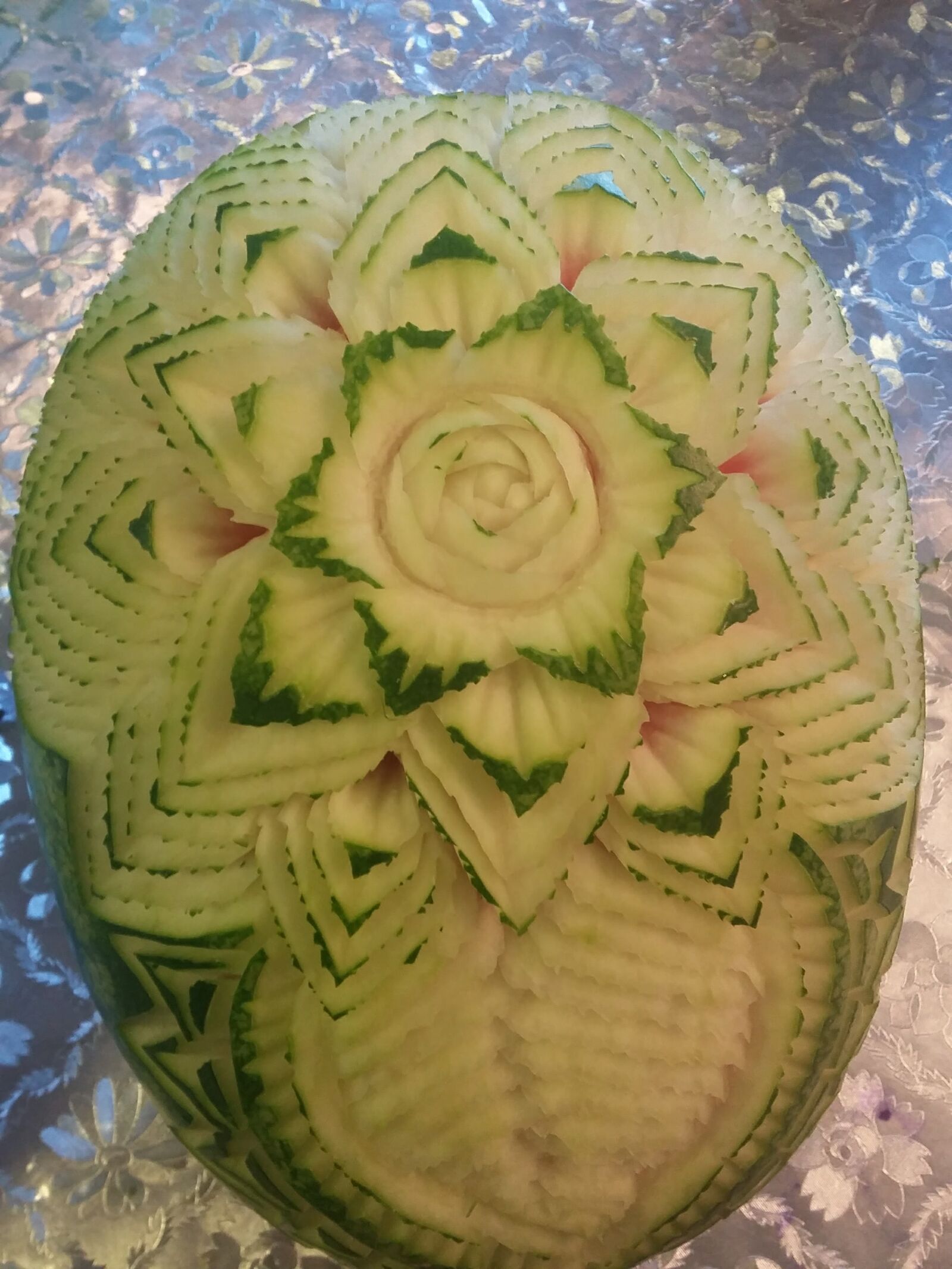 Samsung Galaxy Grand Prime sample photo. Watermelon carving, fruit carving photography