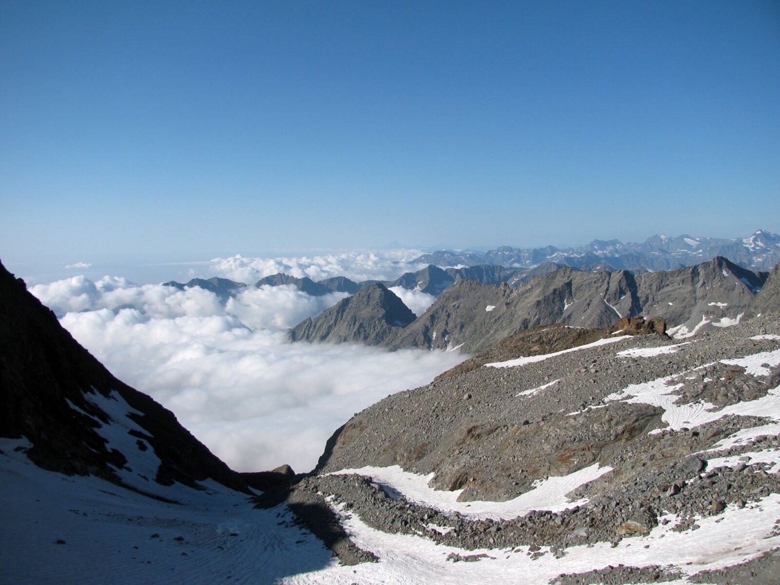 Canon PowerShot SX110 IS sample photo. Gran paradiso, glacier, mountain photography