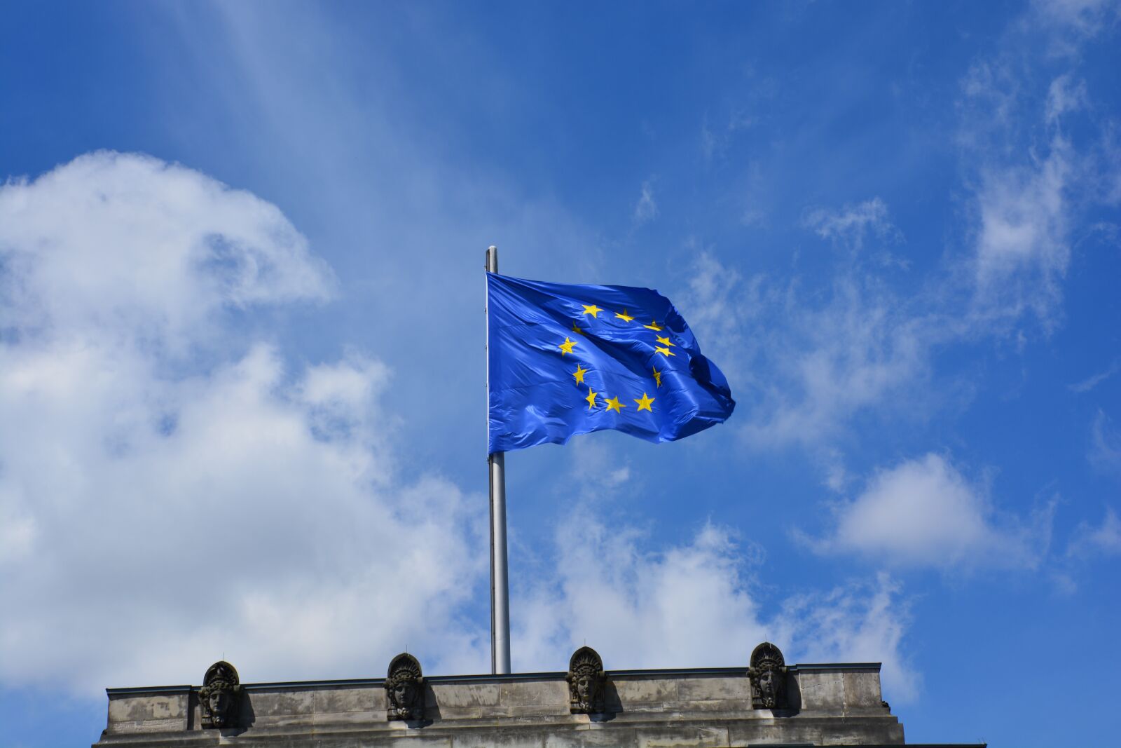 Nikon D5200 sample photo. Europe flag, european elections photography